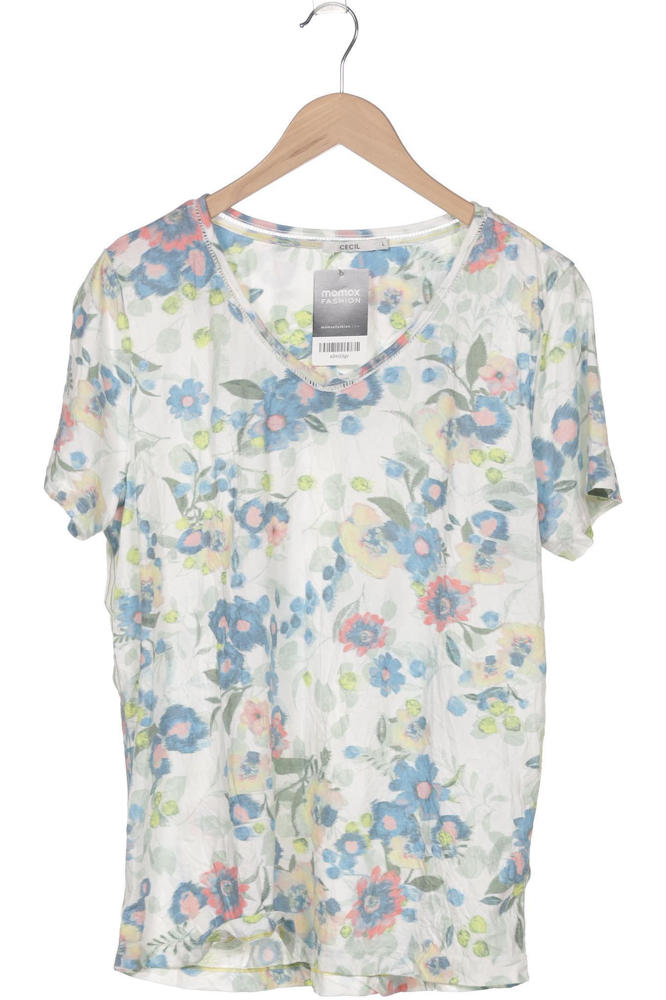 

Cecil Damen T-Shirt, mehrfarbig, Gr. 42