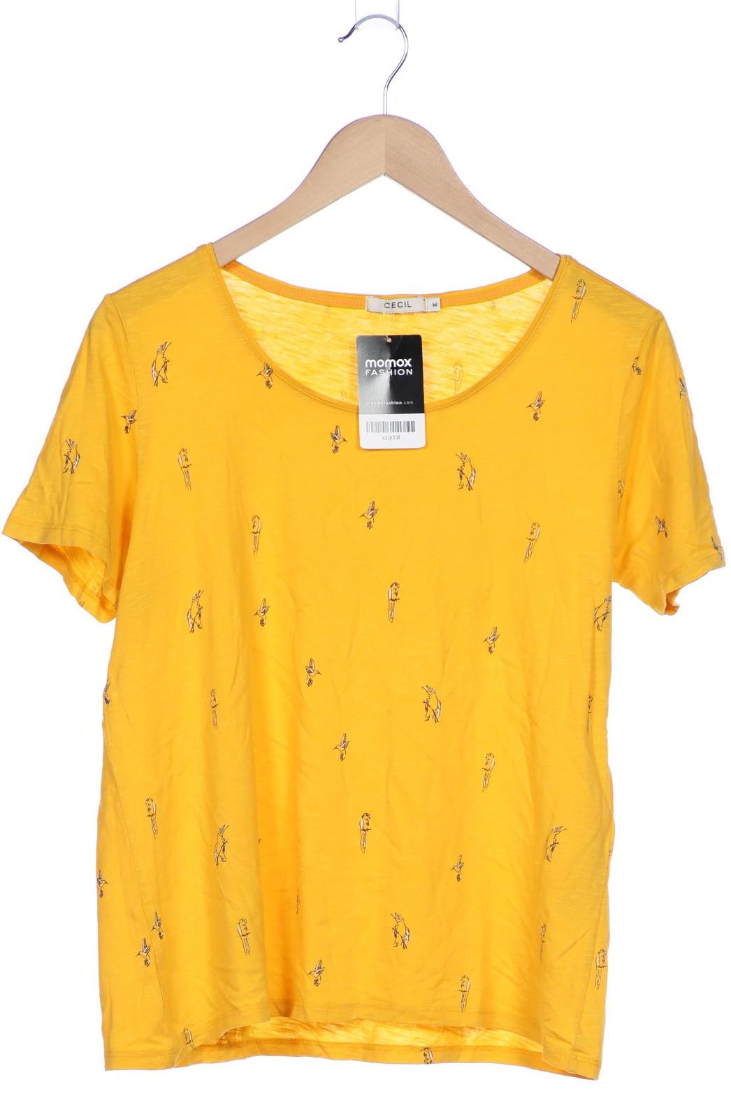 

Cecil Damen T-Shirt, gelb, Gr. 38