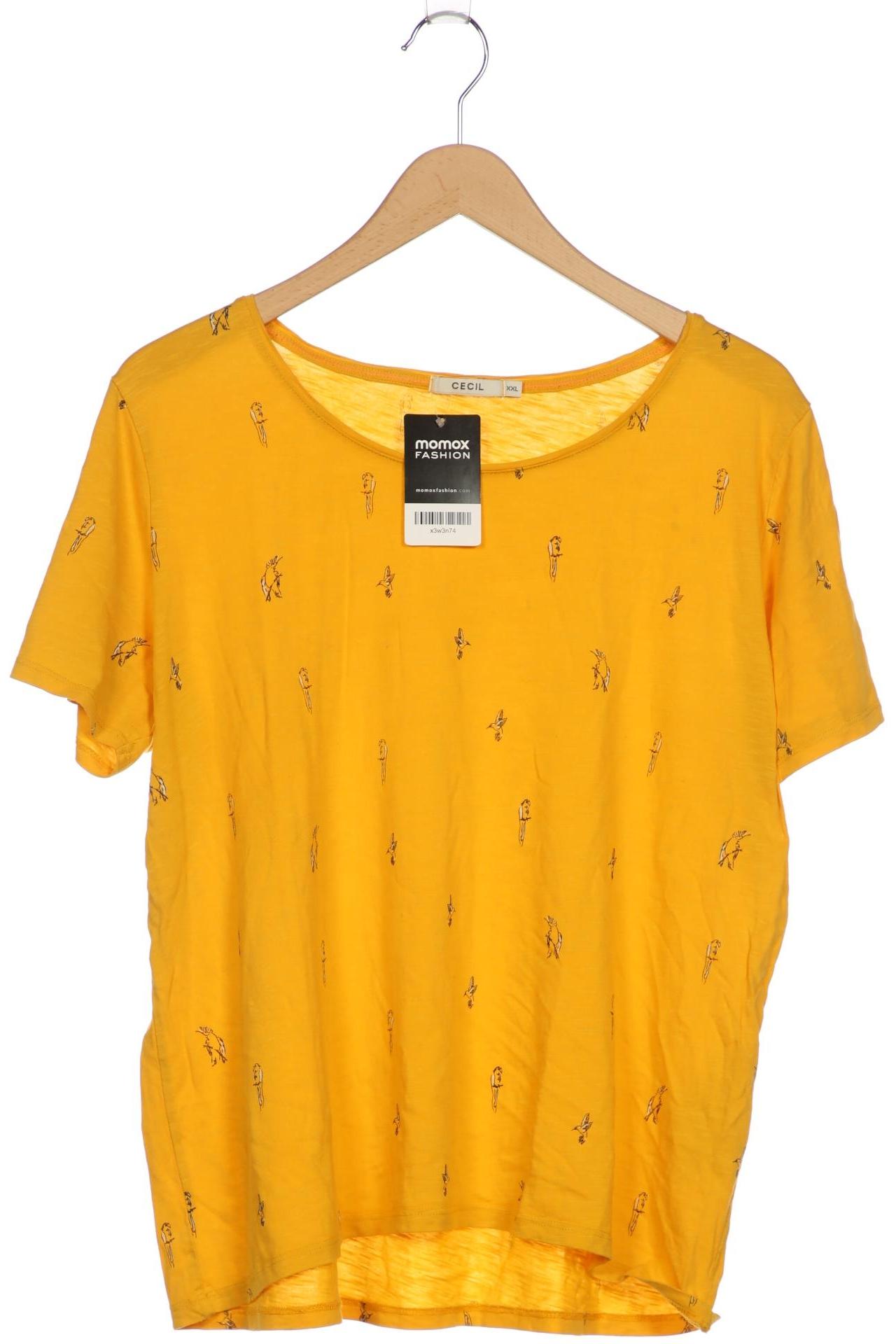 

Cecil Damen T-Shirt, gelb, Gr. 46