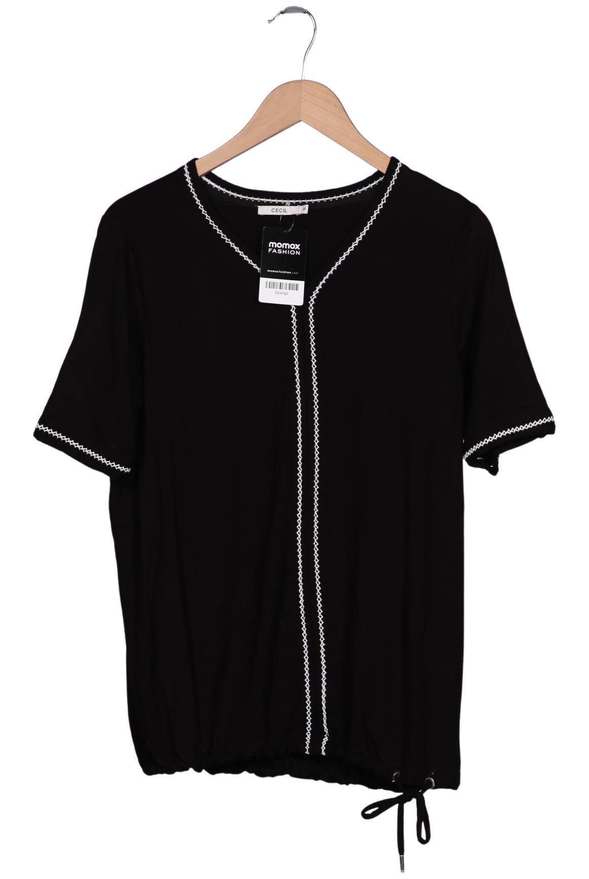 

Cecil Damen T-Shirt, schwarz, Gr. 38