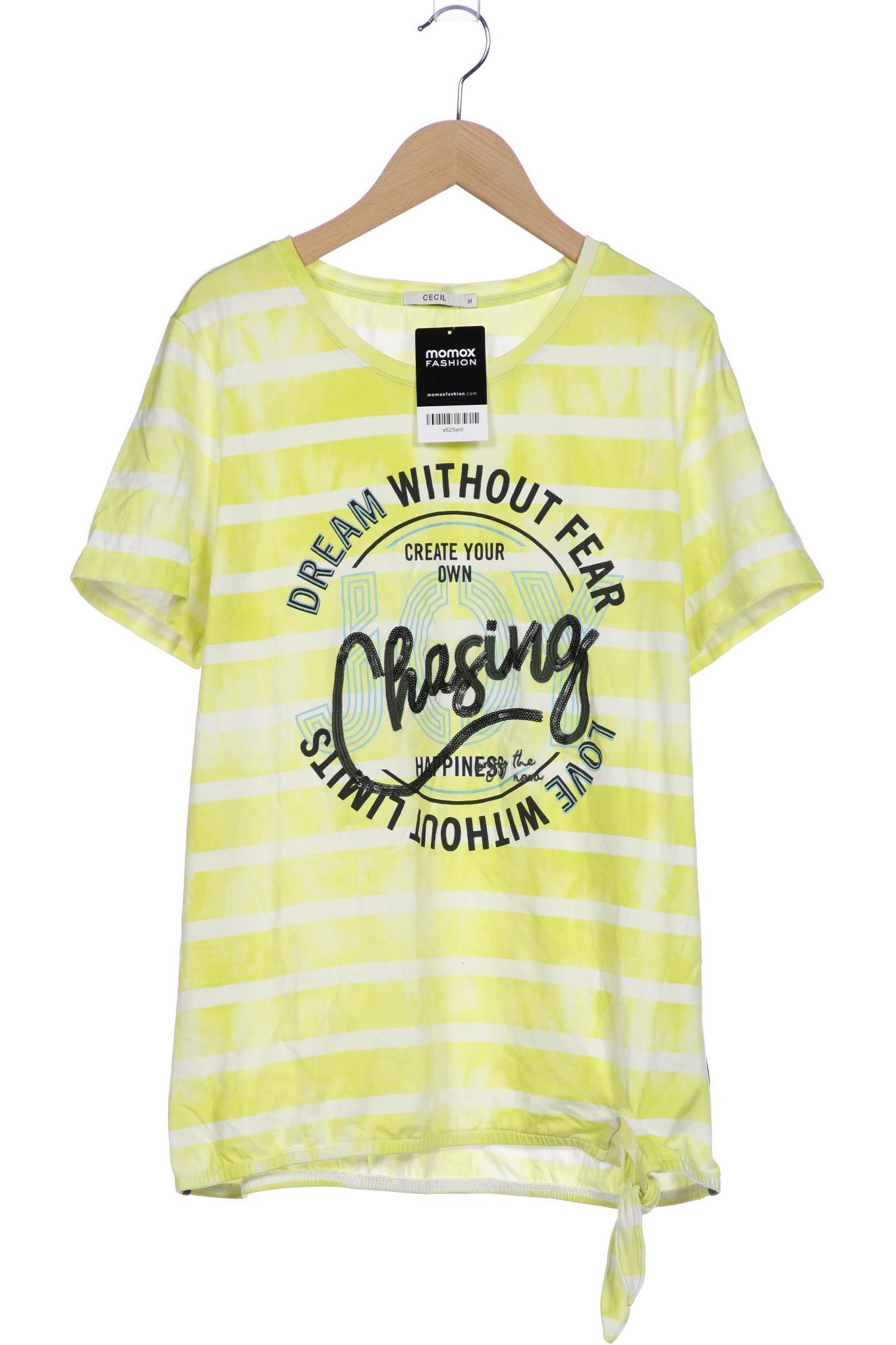 

Cecil Damen T-Shirt, hellgrün, Gr. 38