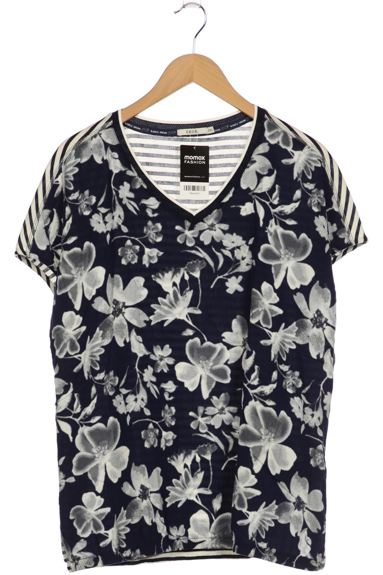 

Cecil Damen T-Shirt, marineblau, Gr. 46