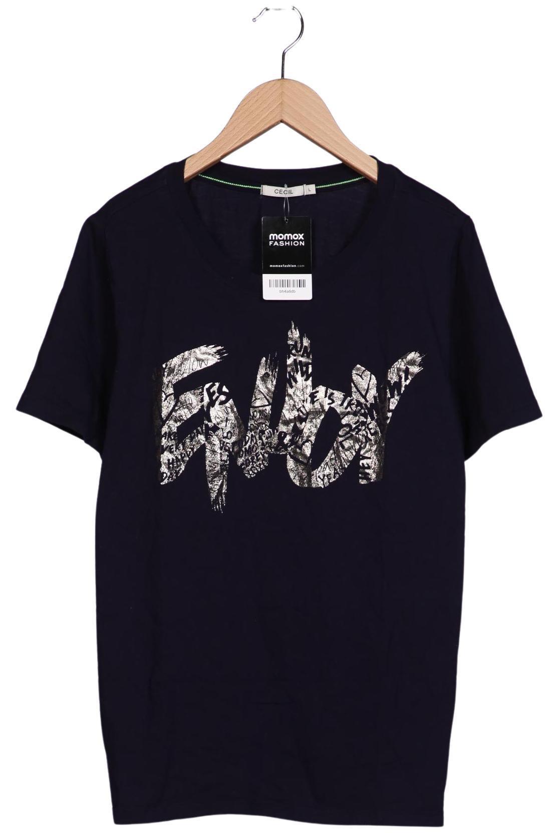 

Cecil Damen T-Shirt, marineblau, Gr. 42