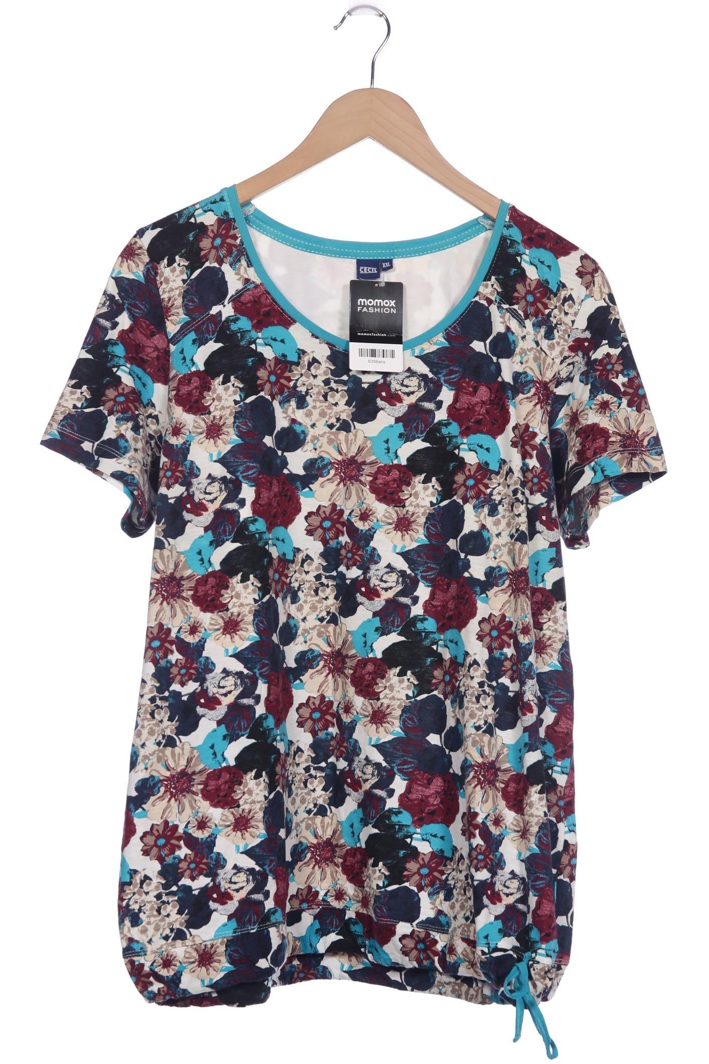 

Cecil Damen T-Shirt, mehrfarbig, Gr. 46