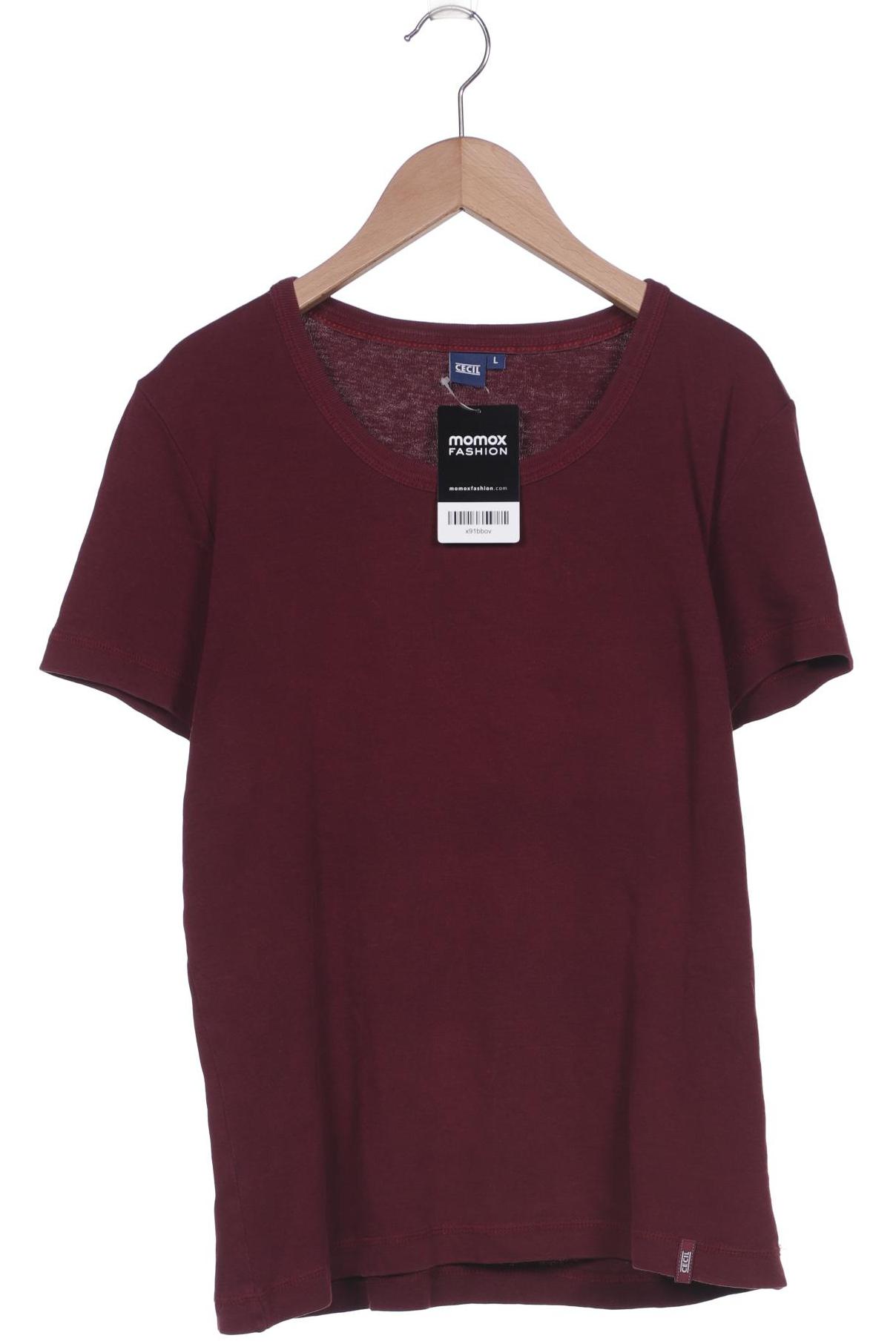 

Cecil Damen T-Shirt, bordeaux, Gr. 42