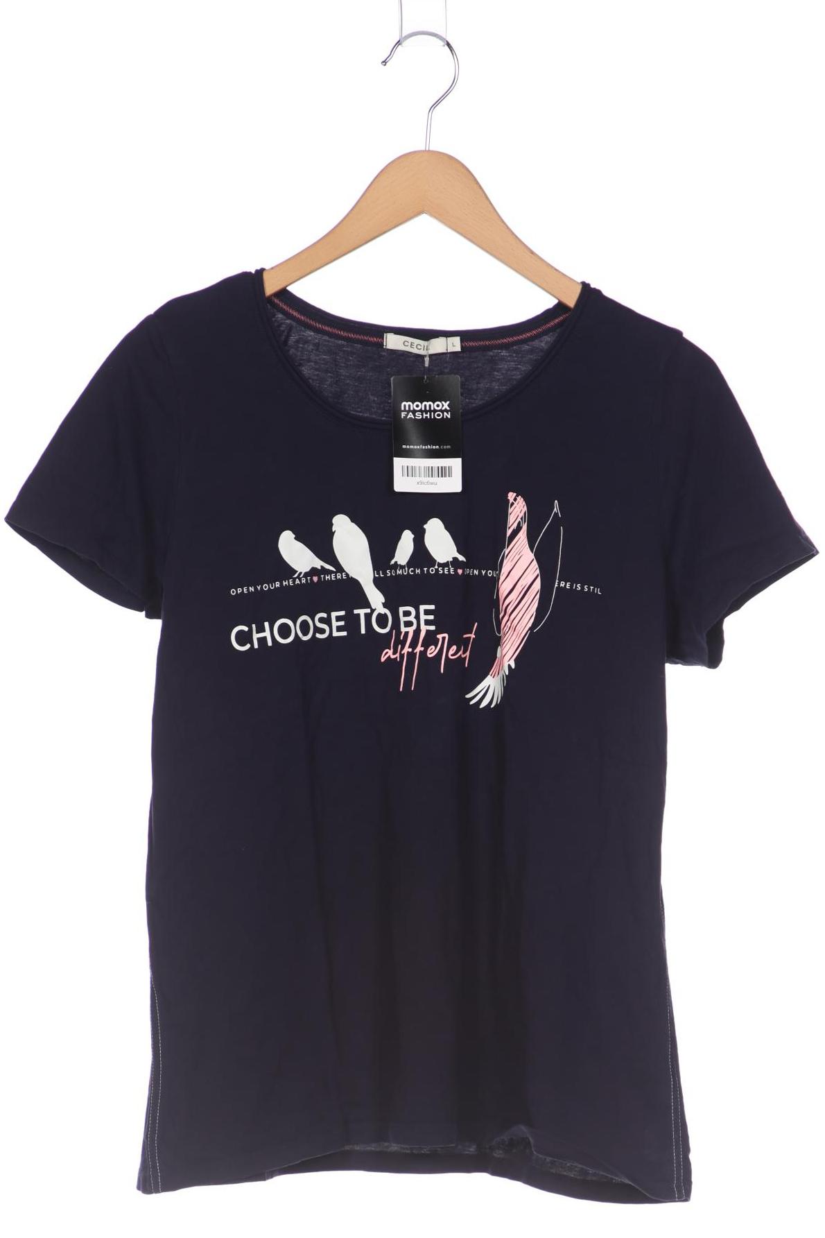 

Cecil Damen T-Shirt, marineblau, Gr. 42