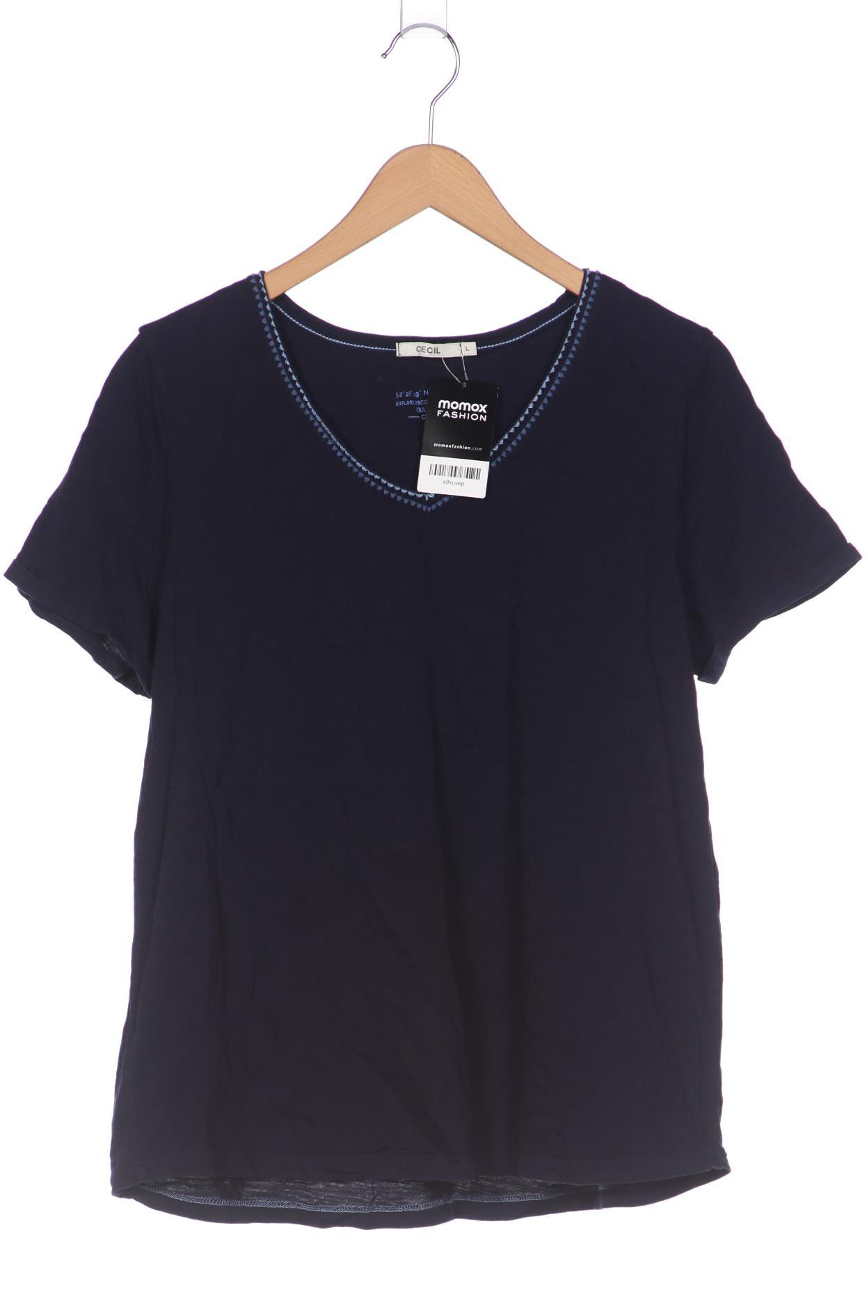 

Cecil Damen T-Shirt, marineblau, Gr. 42
