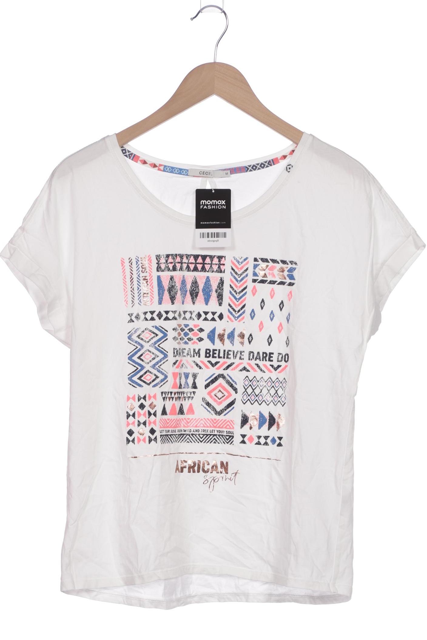 

Cecil Damen T-Shirt, weiß, Gr. 38