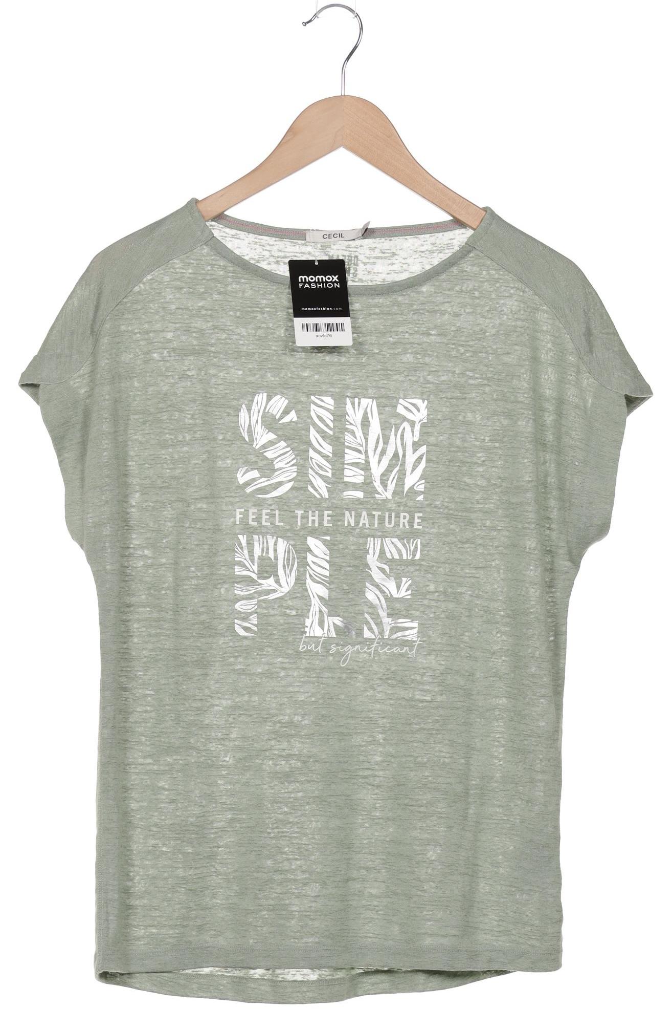 

Cecil Damen T-Shirt, hellgrün, Gr. 36