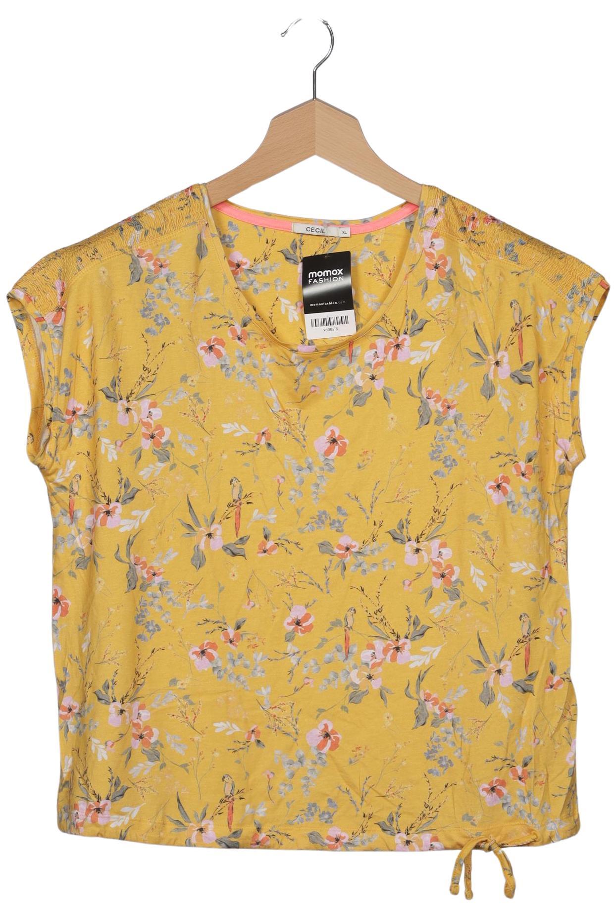 

Cecil Damen T-Shirt, gelb, Gr. 44