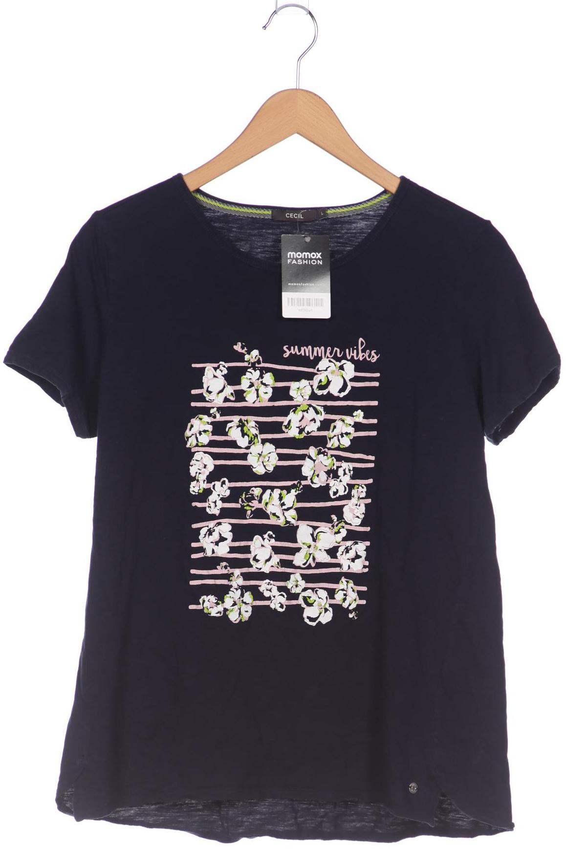 

Cecil Damen T-Shirt, marineblau, Gr. 42
