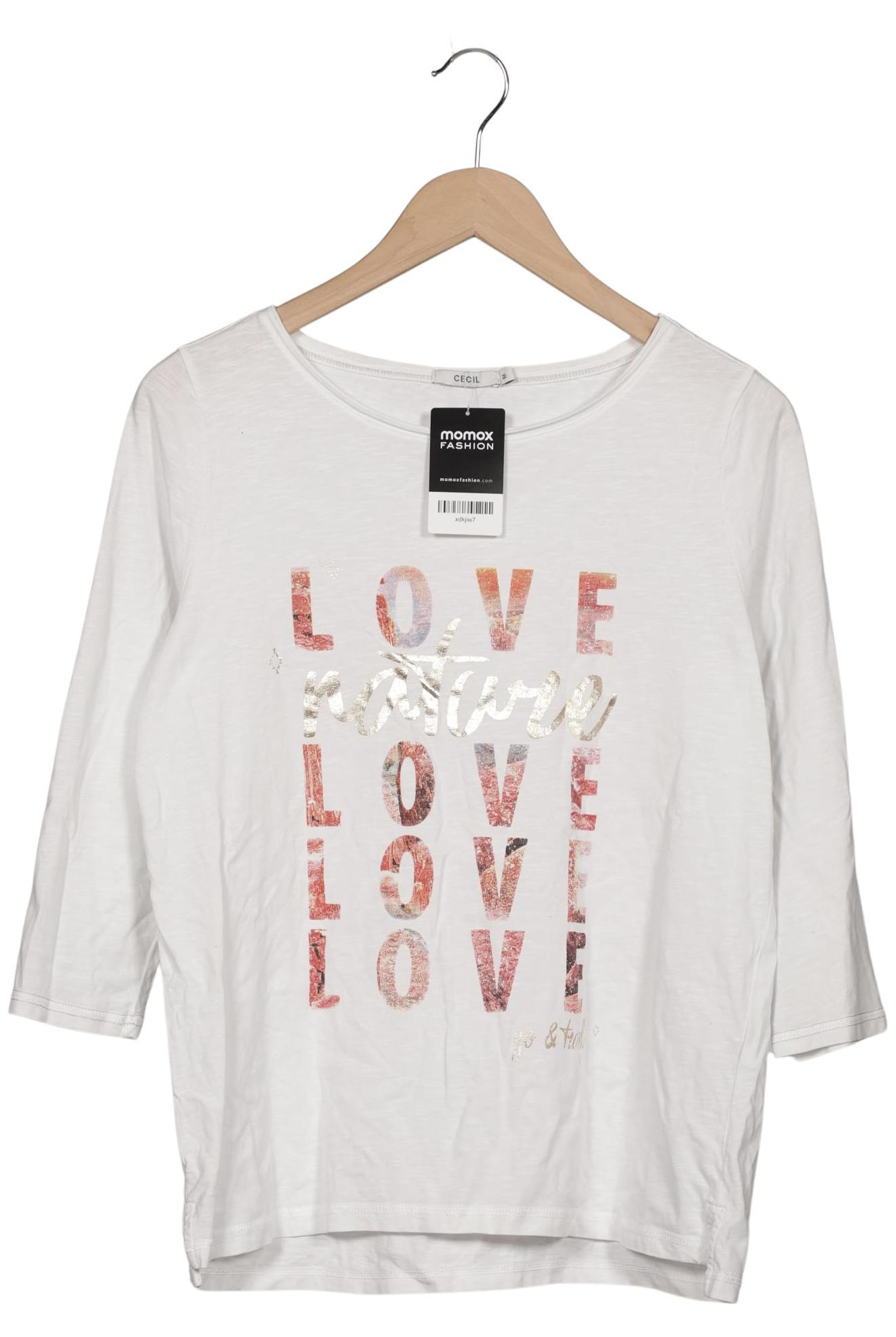 

Cecil Damen T-Shirt, weiß, Gr. 38