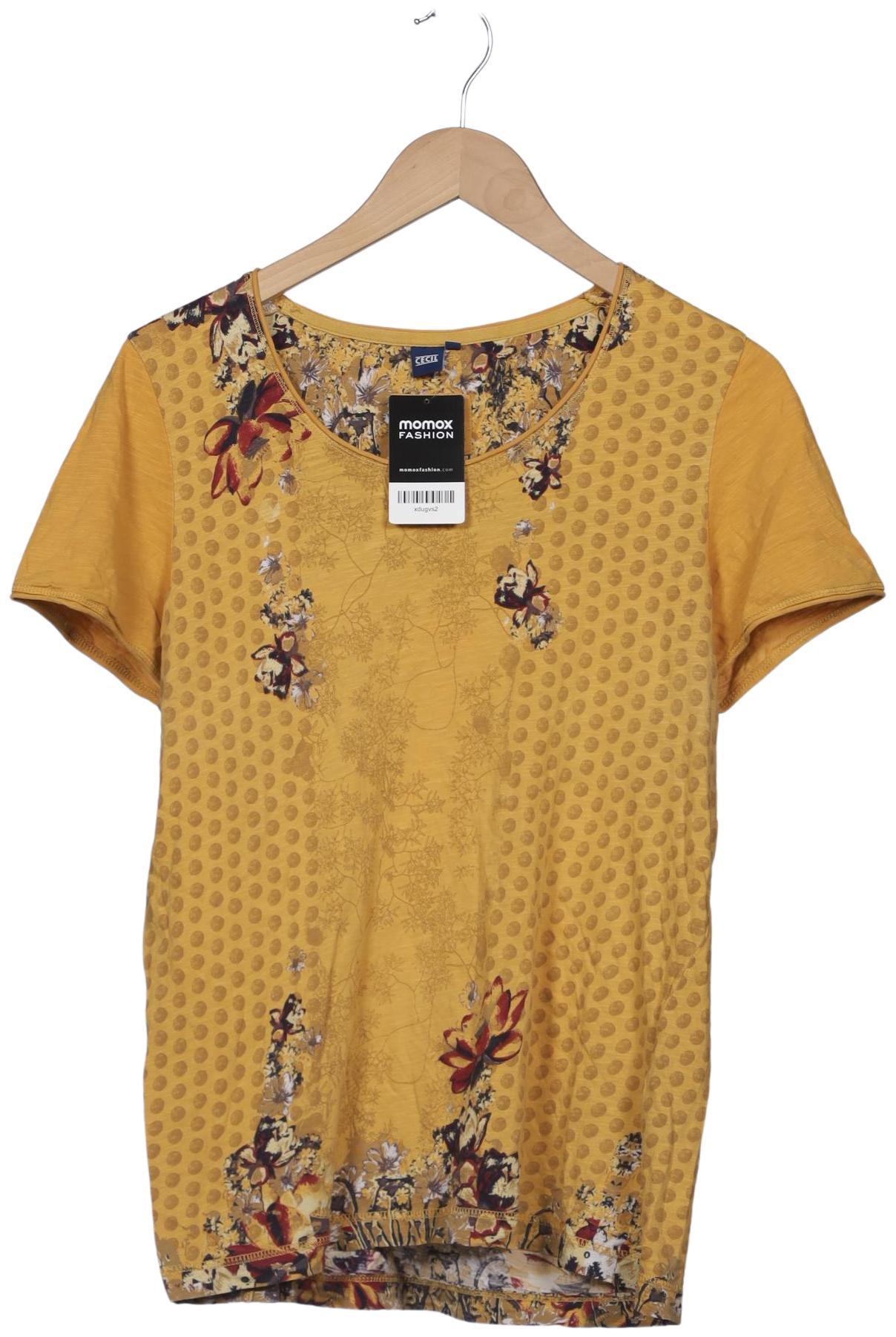 

Cecil Damen T-Shirt, gelb, Gr. 46