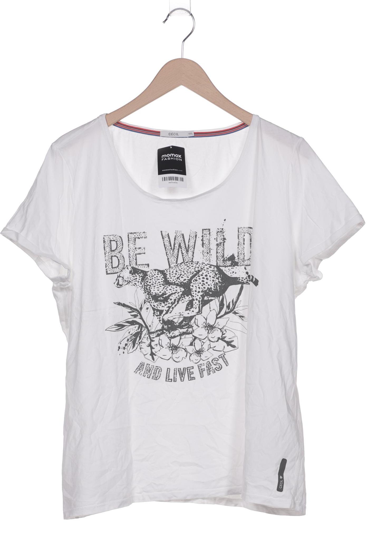 

Cecil Damen T-Shirt, weiß, Gr. 46
