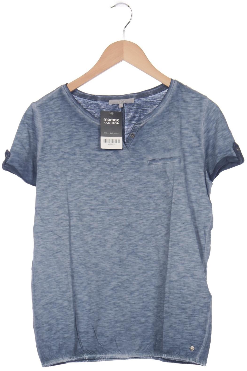 

Cecil Damen T-Shirt, blau, Gr. 36