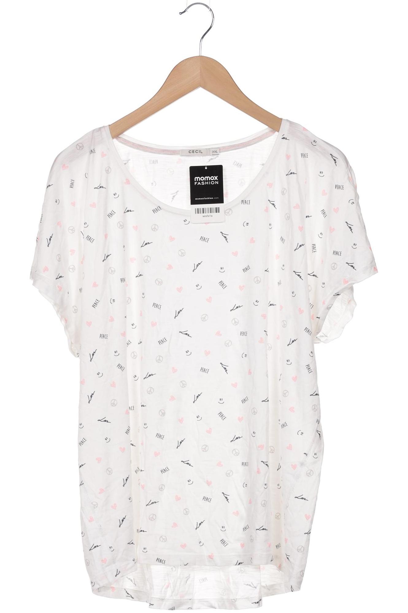 

Cecil Damen T-Shirt, weiß, Gr. 46