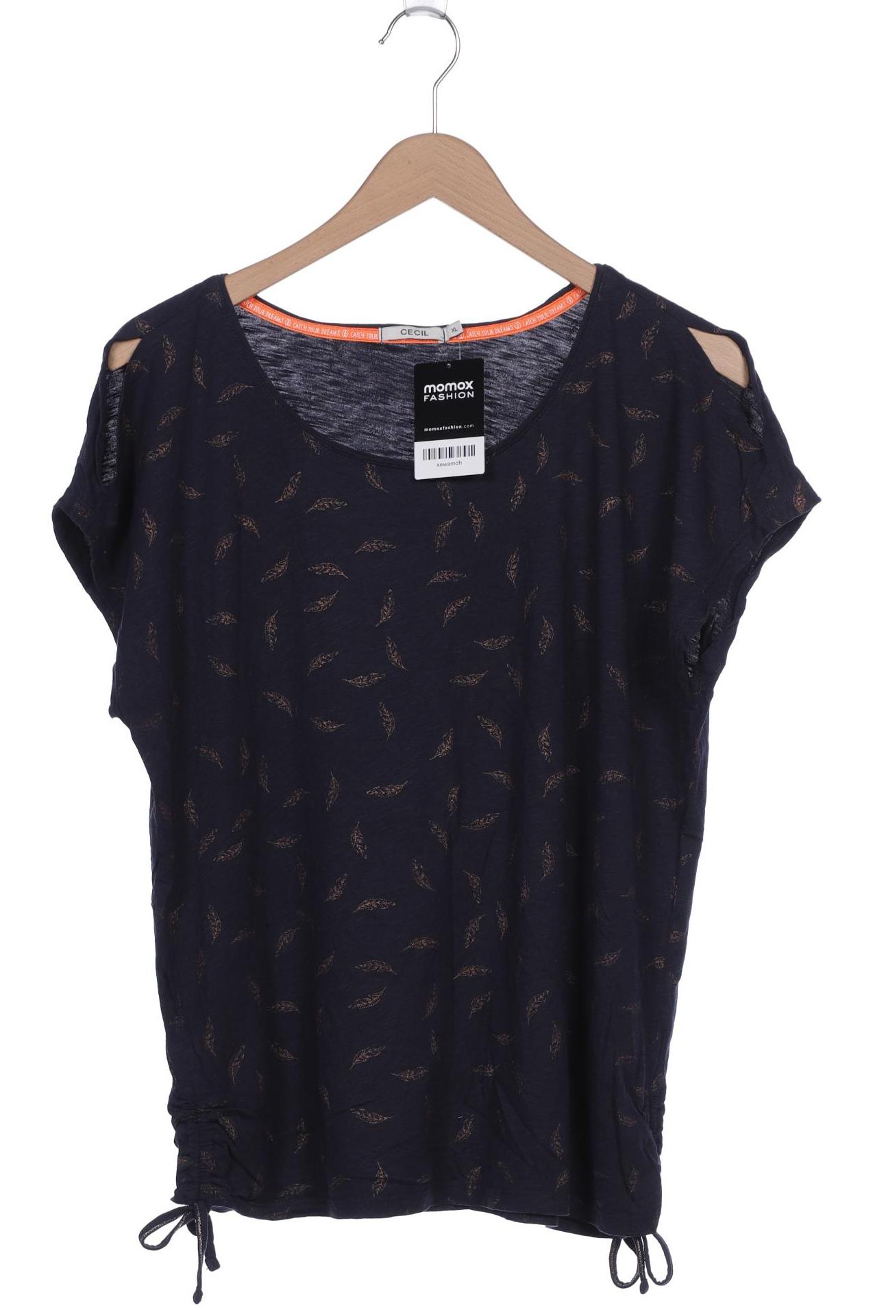 

CECIL Damen T-Shirt, marineblau