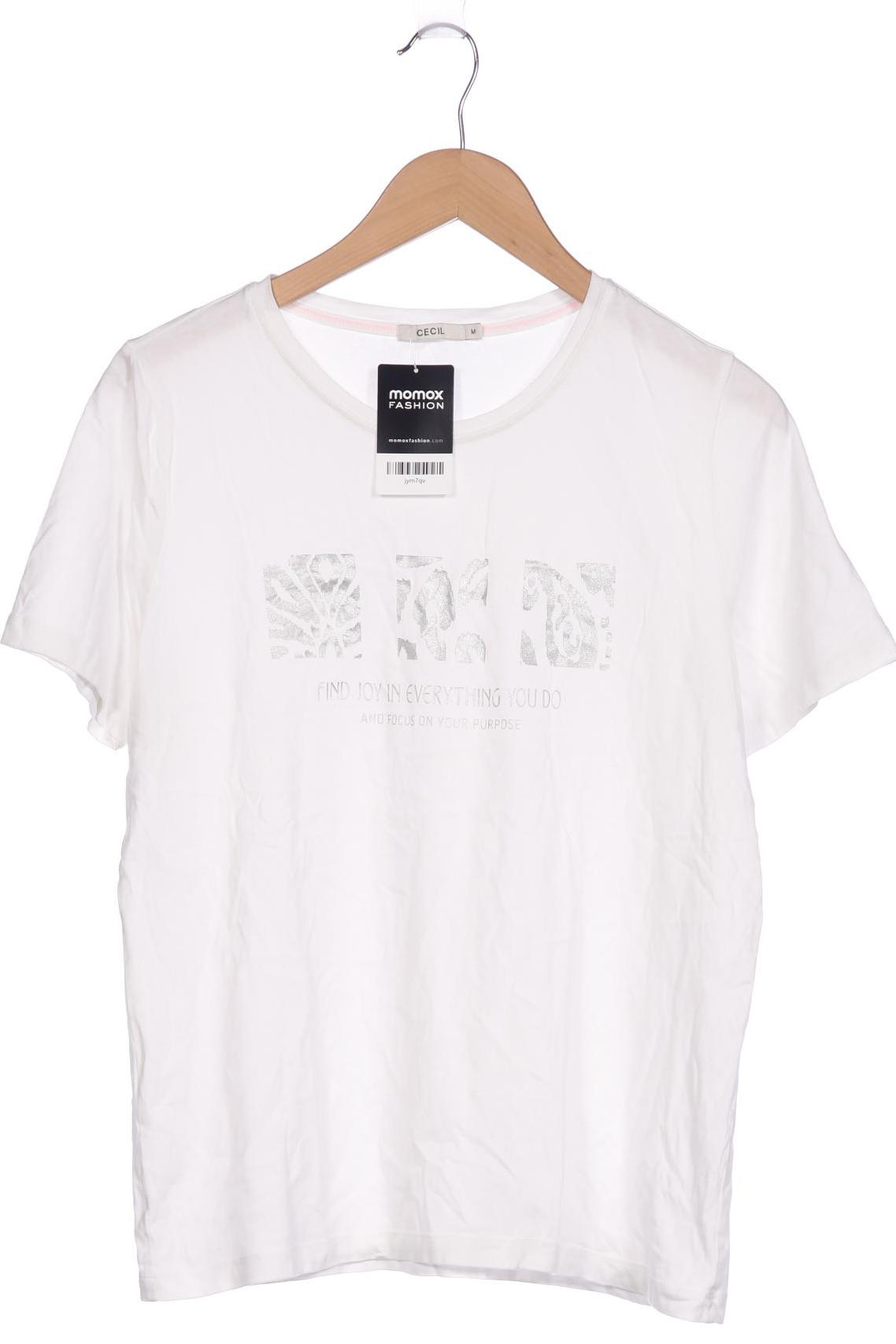 

Cecil Damen T-Shirt, weiß, Gr. 38