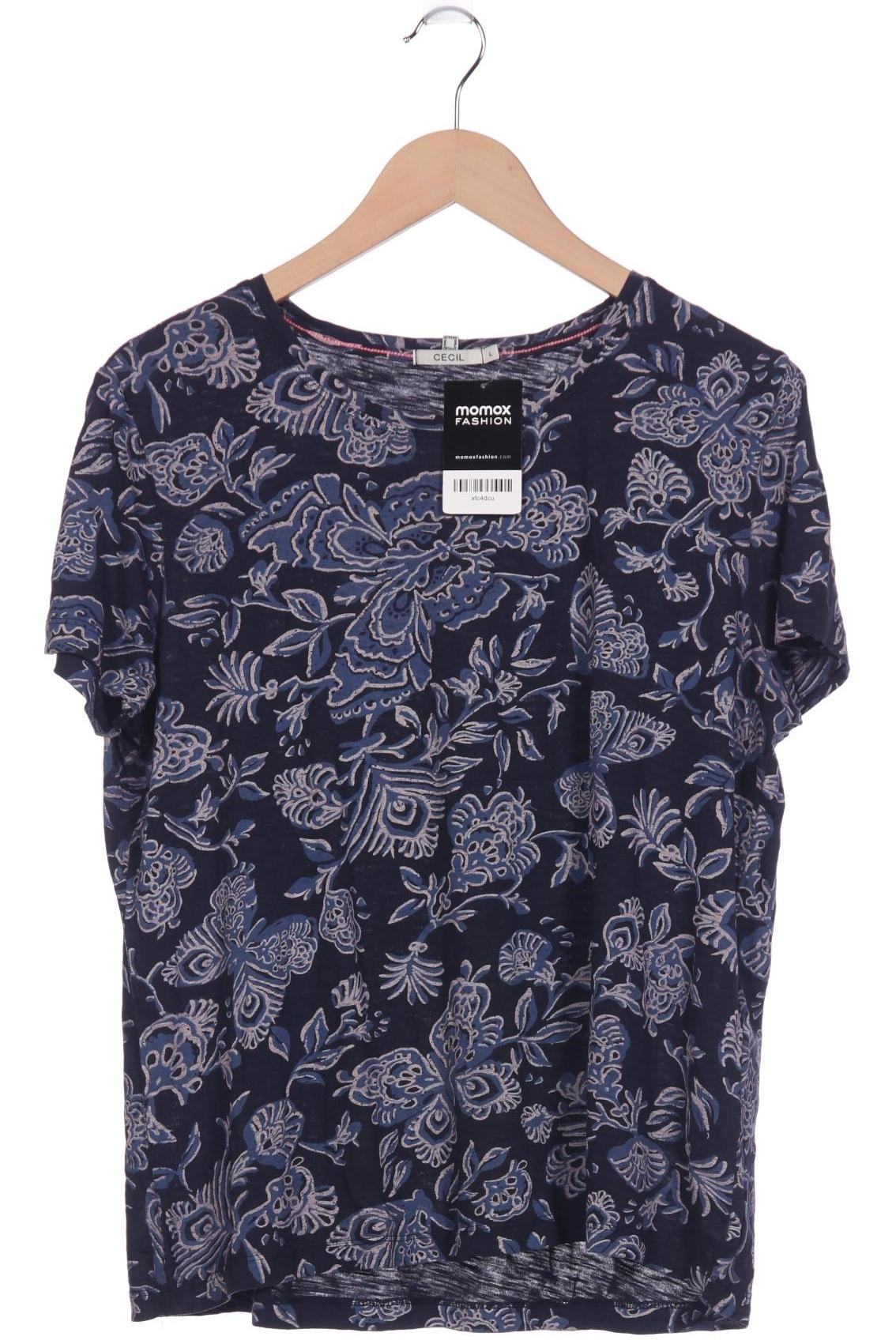 

Cecil Damen T-Shirt, marineblau, Gr. 42