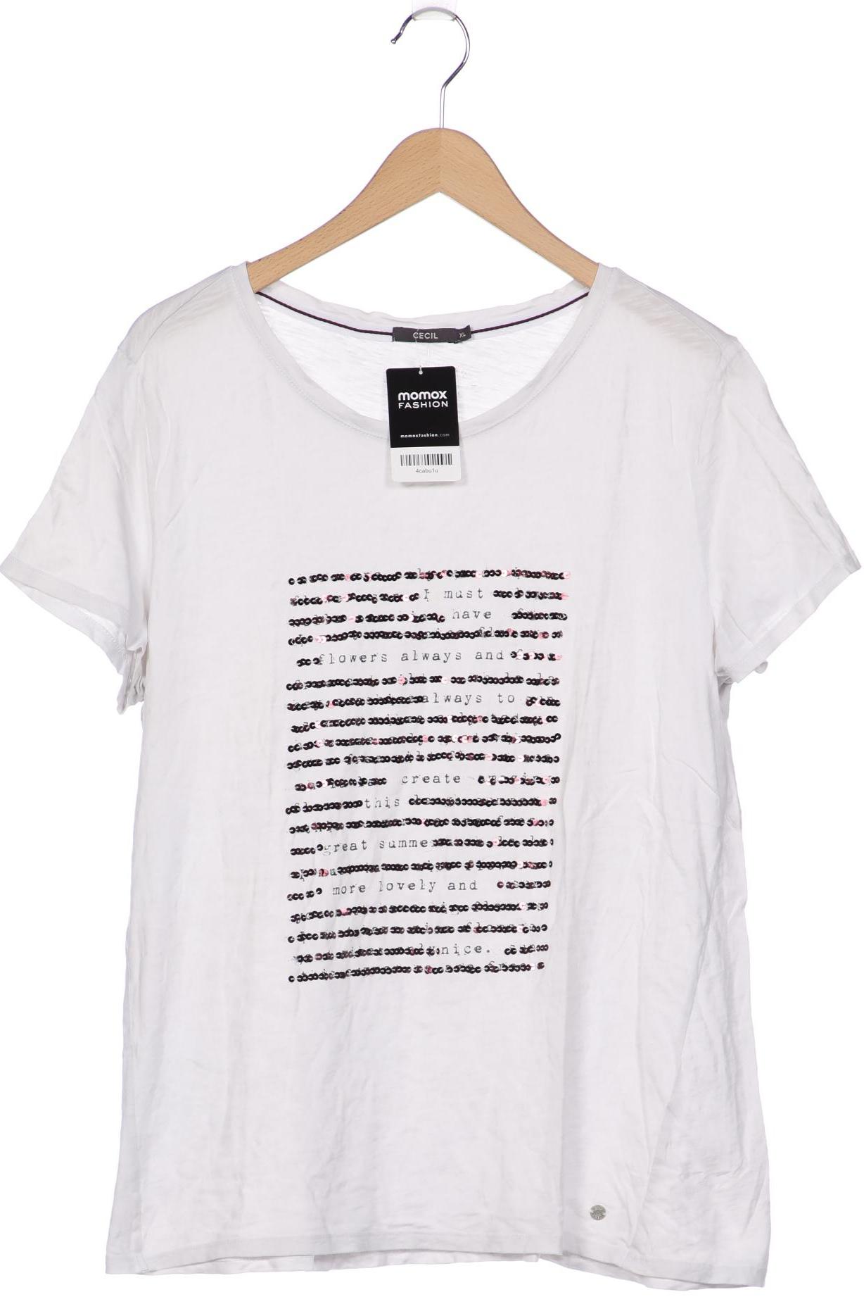 

Cecil Damen T-Shirt, weiß, Gr. 44
