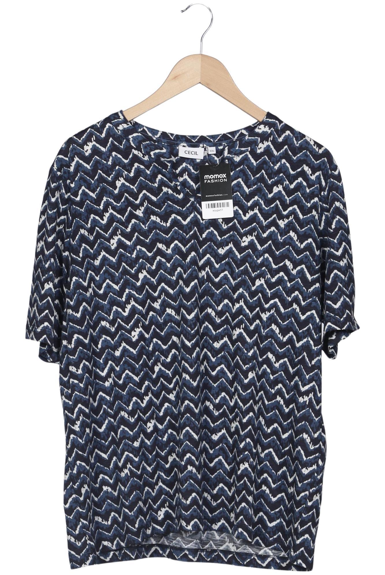

Cecil Damen T-Shirt, marineblau, Gr. 46