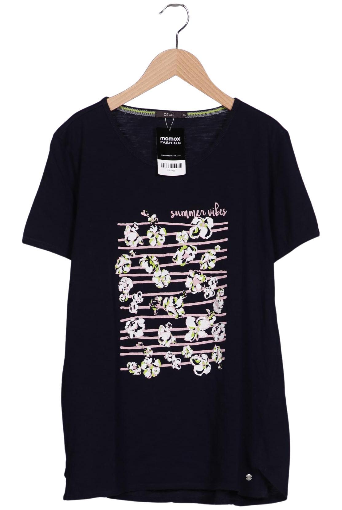 

Cecil Damen T-Shirt, marineblau, Gr. 44