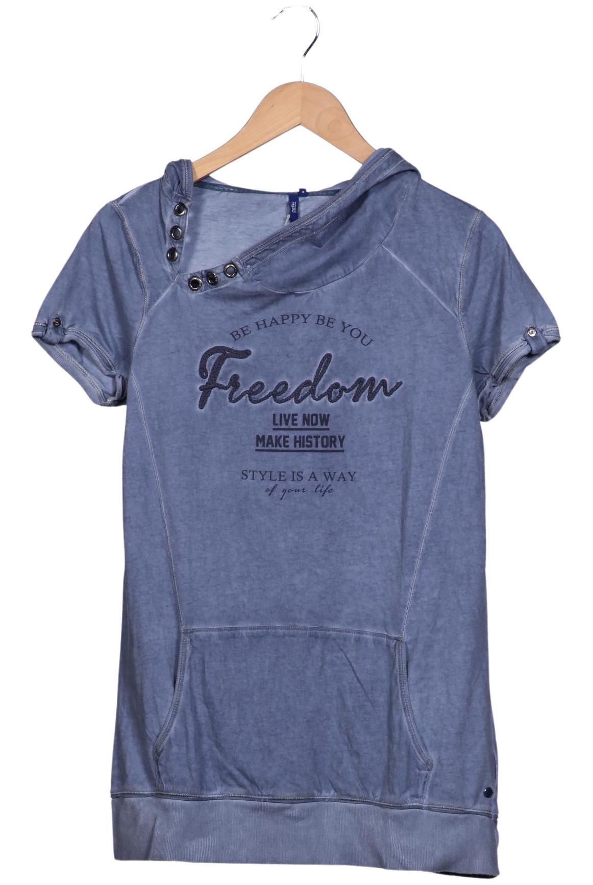 

Cecil Damen T-Shirt, blau, Gr. 38