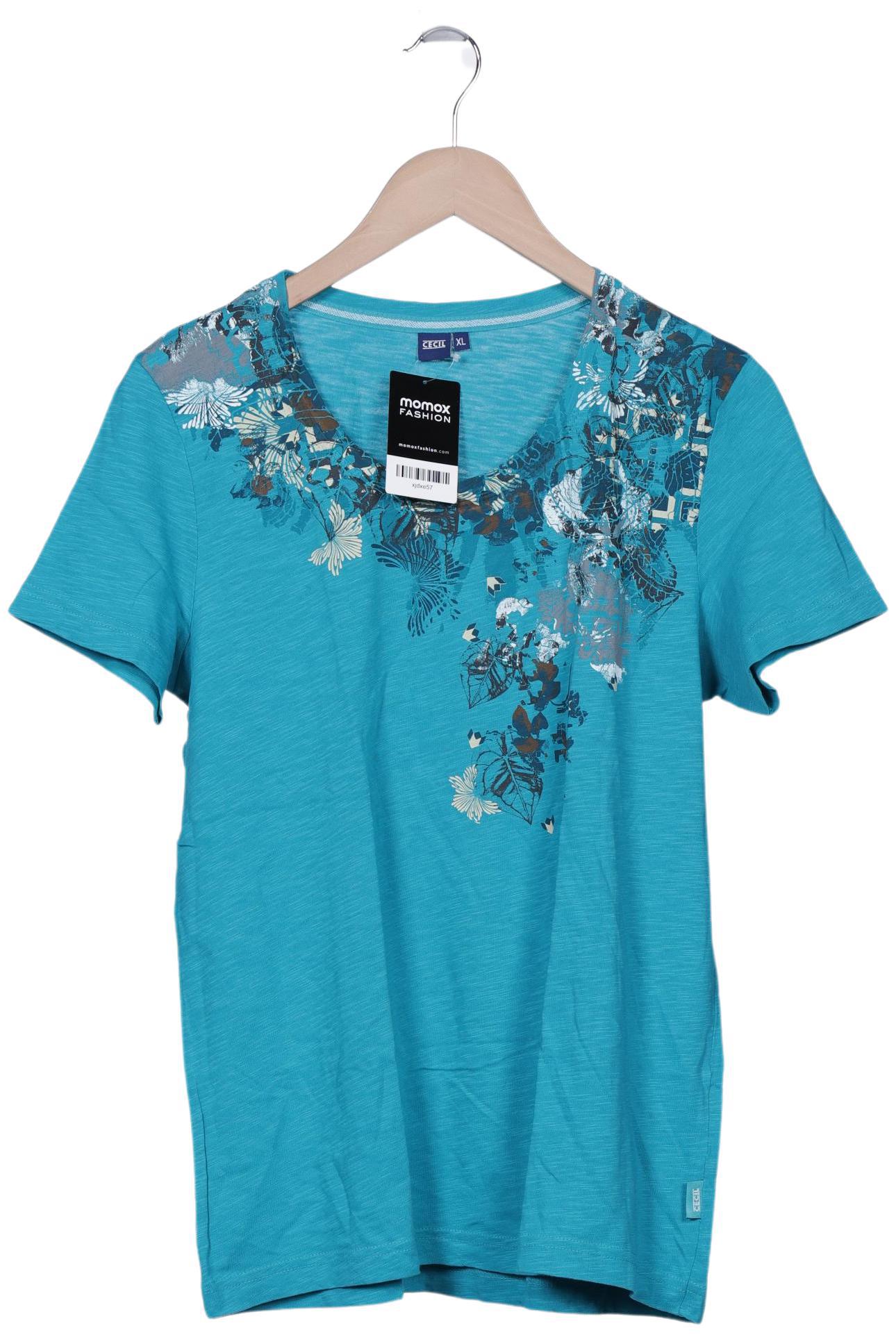 

Cecil Damen T-Shirt, türkis, Gr. 44