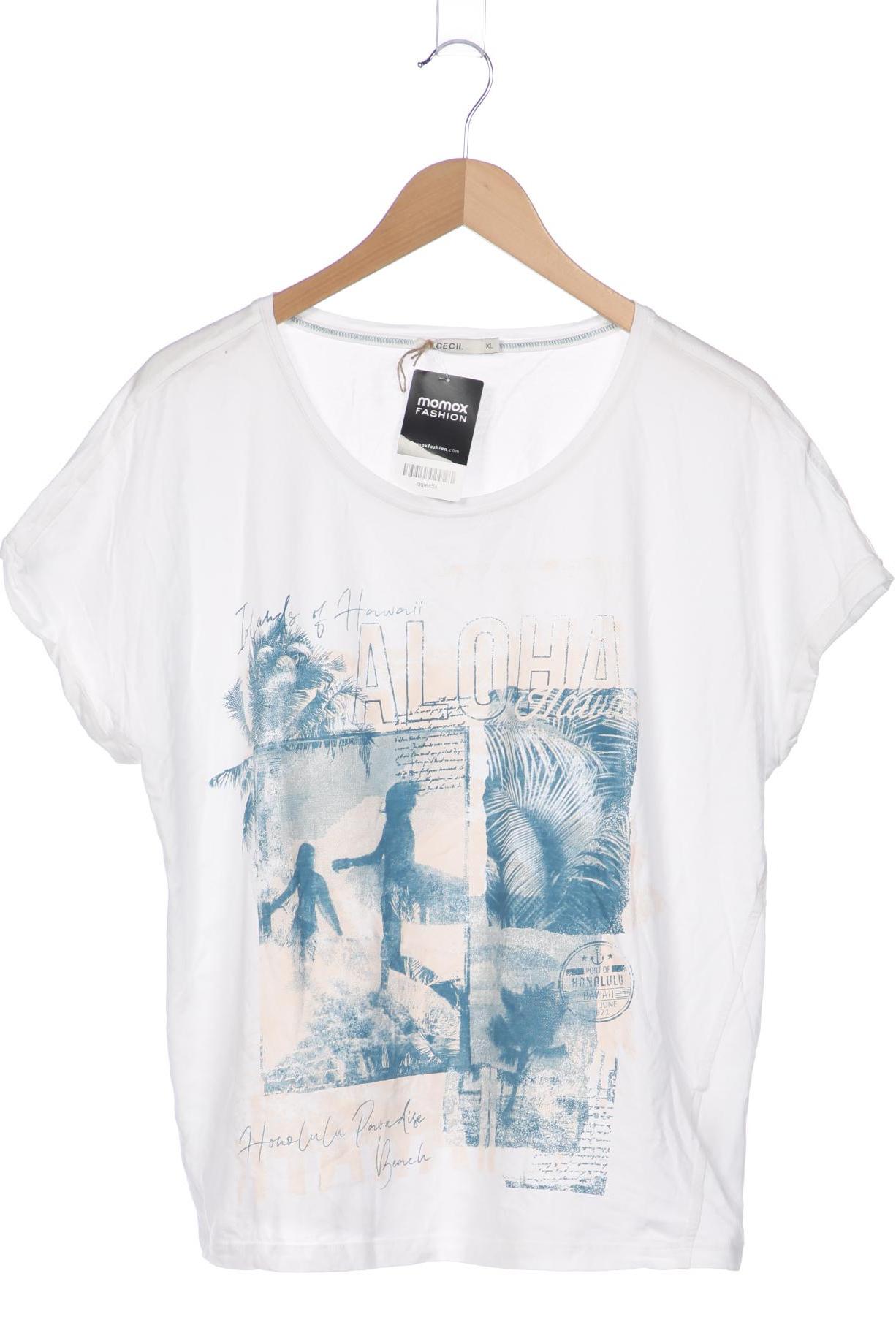 

Cecil Damen T-Shirt, weiß, Gr. 44