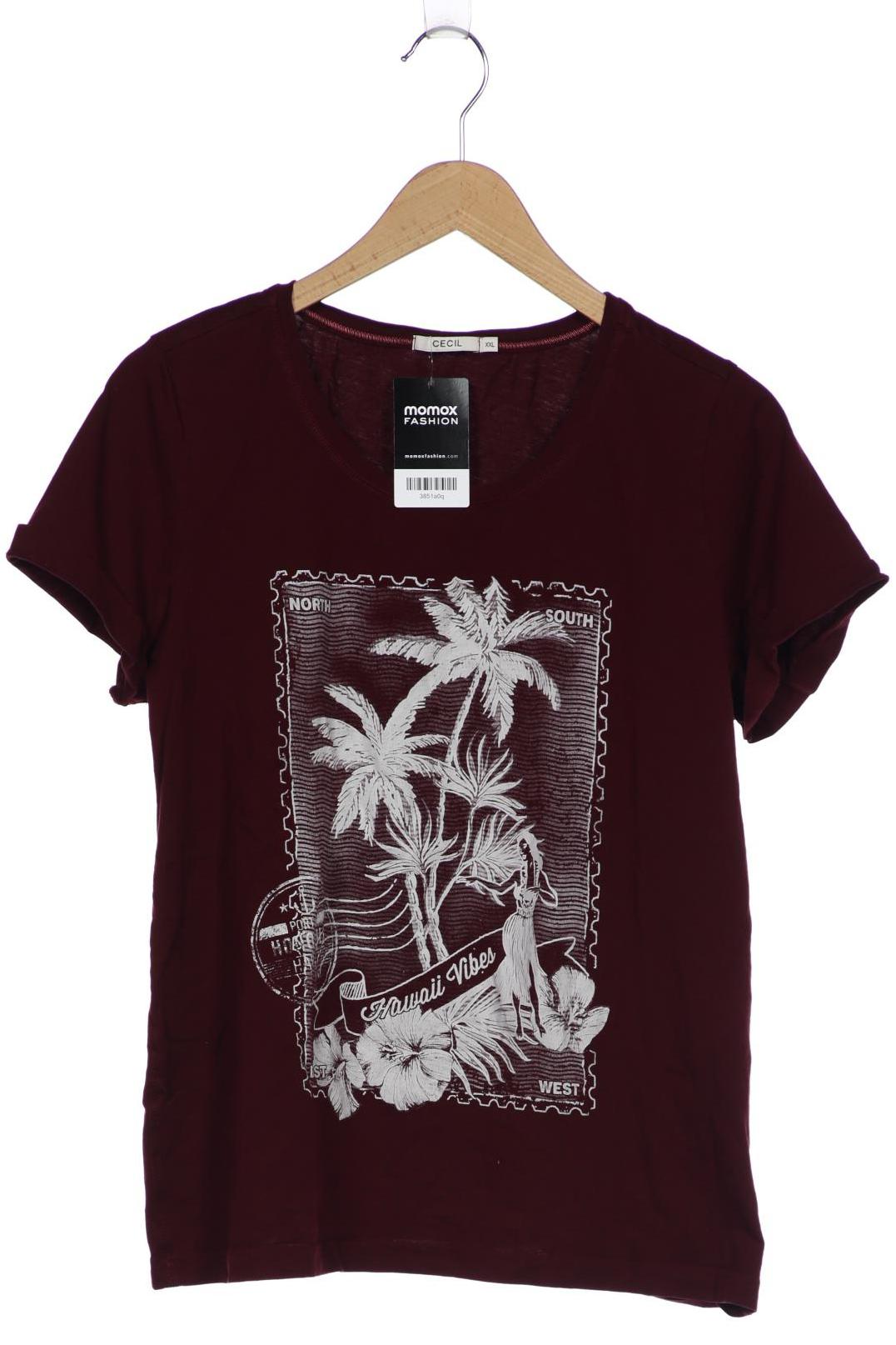 

CECIL Damen T-Shirt, bordeaux