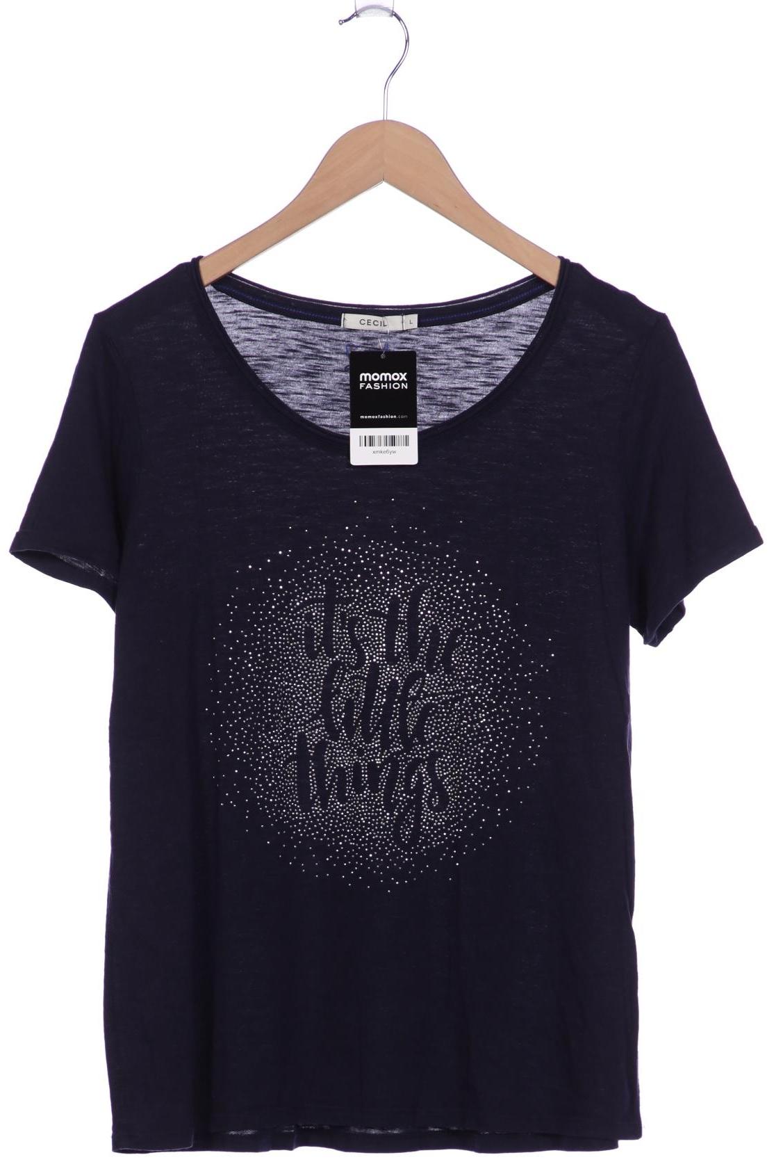 

Cecil Damen T-Shirt, marineblau, Gr. 42
