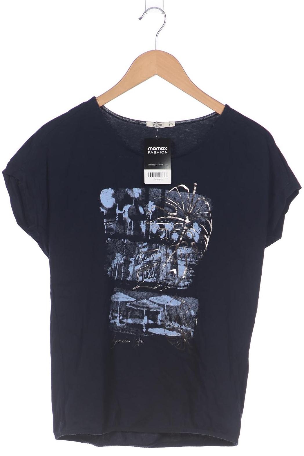

Cecil Damen T-Shirt, marineblau, Gr. 36
