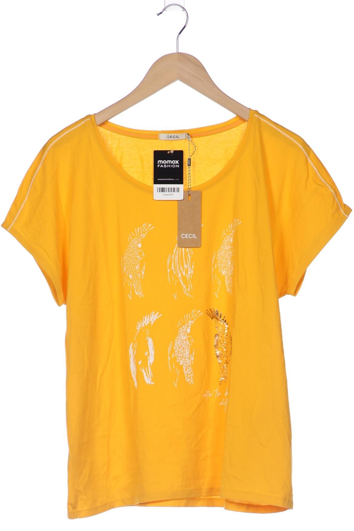 

Cecil Damen T-Shirt, gelb, Gr. 42