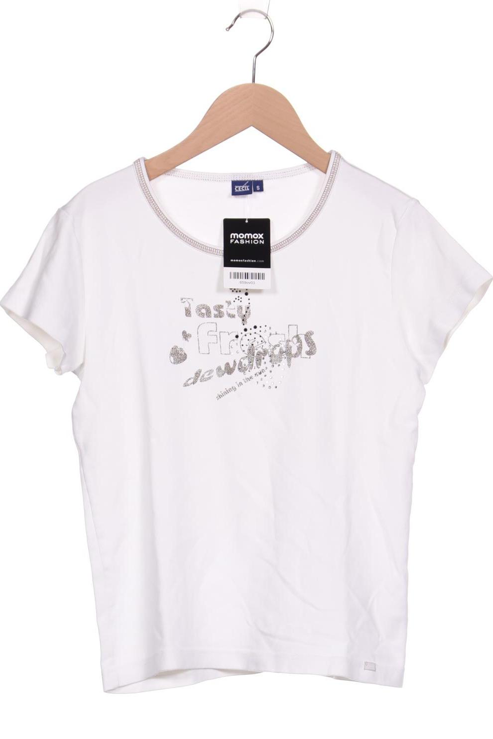 

Cecil Damen T-Shirt, weiß, Gr. 36