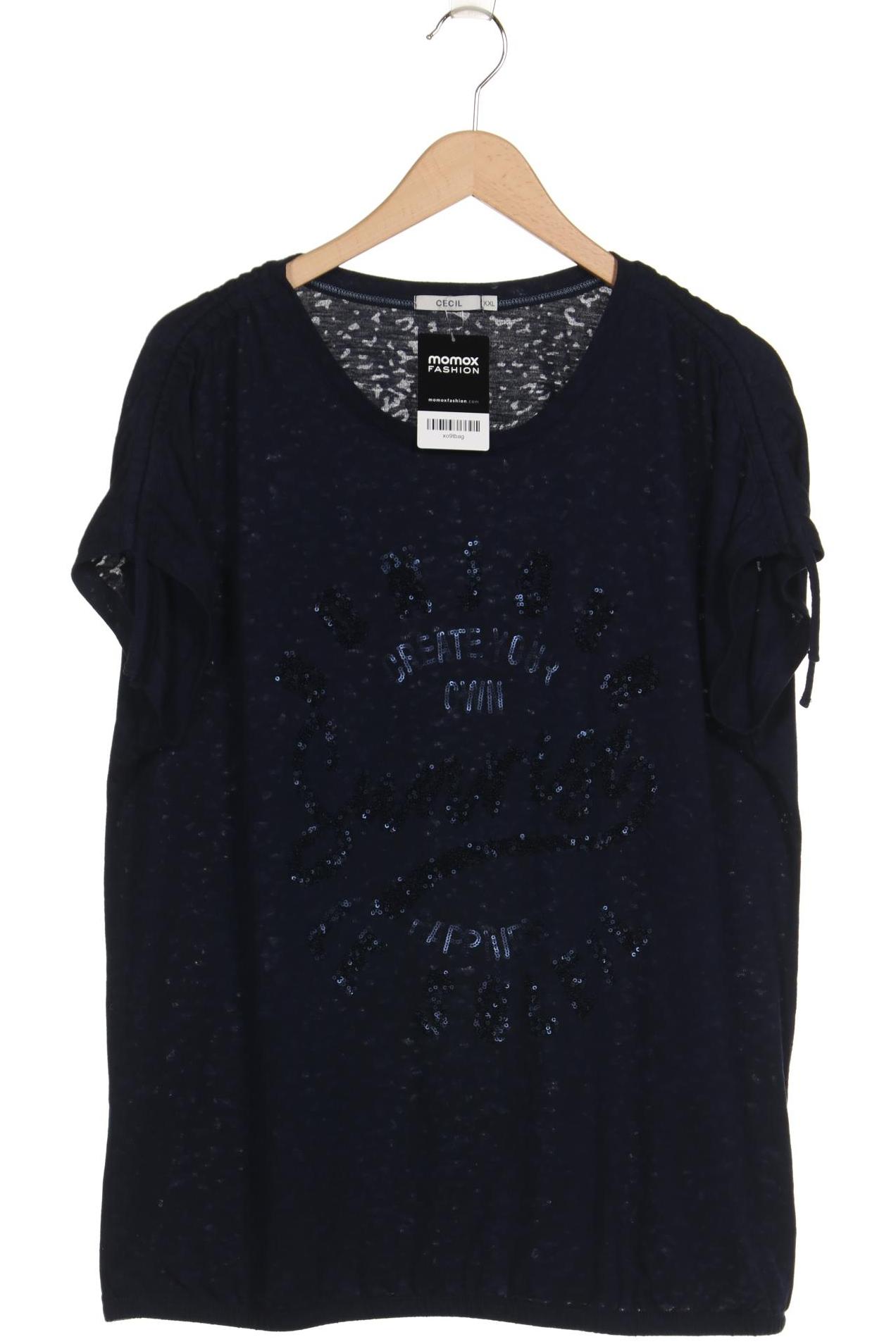 

Cecil Damen T-Shirt, marineblau, Gr. 46