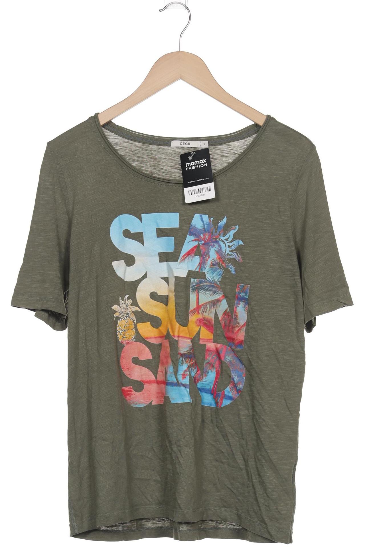 

Cecil Damen T-Shirt, grün, Gr. 42
