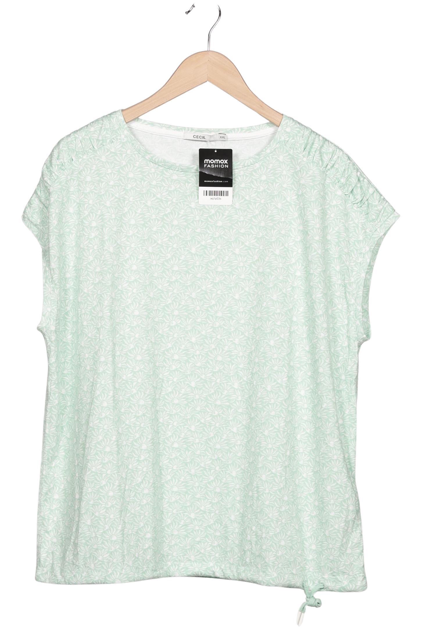 

Cecil Damen T-Shirt, hellgrün, Gr. 46