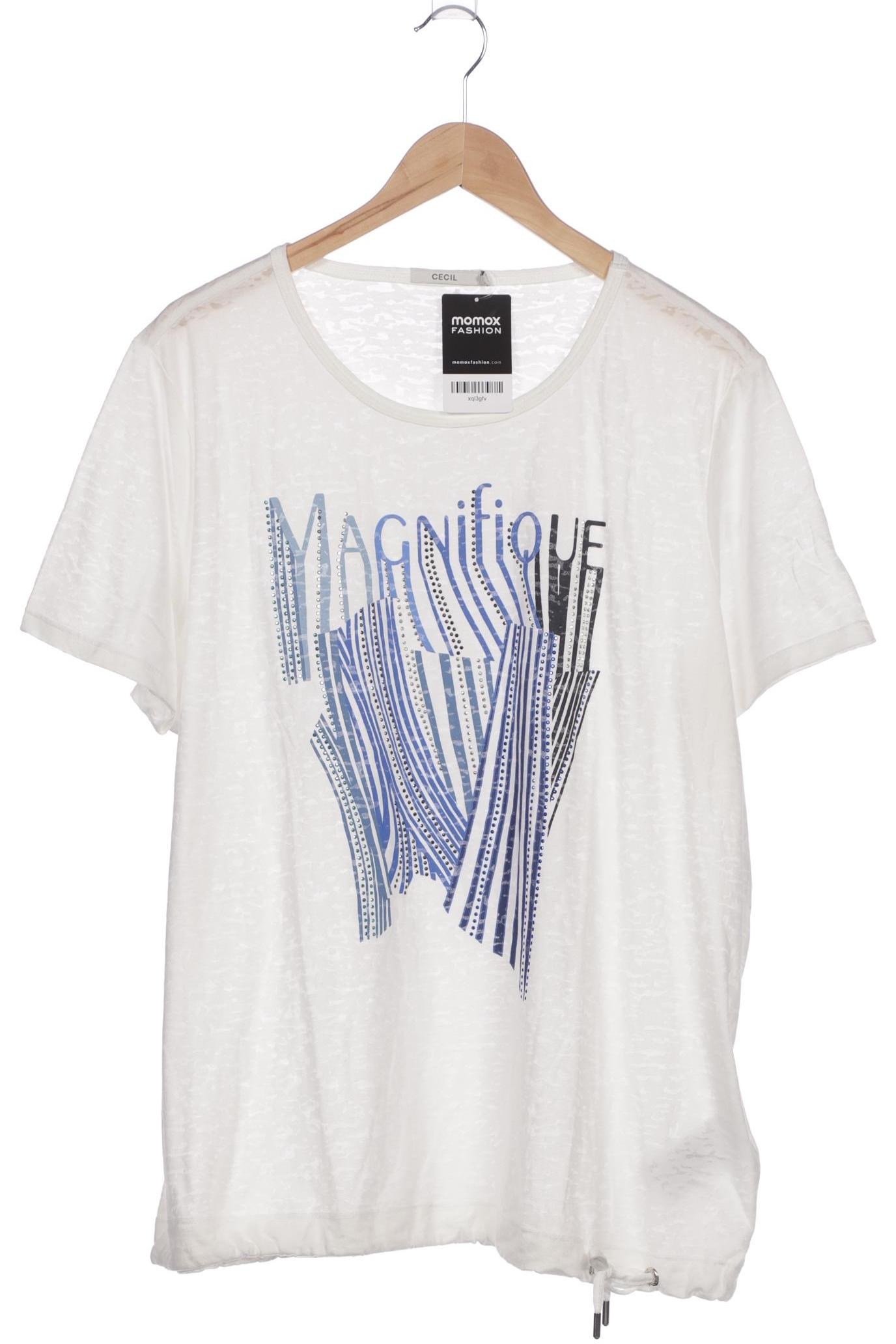 

Cecil Damen T-Shirt, weiß, Gr. 46
