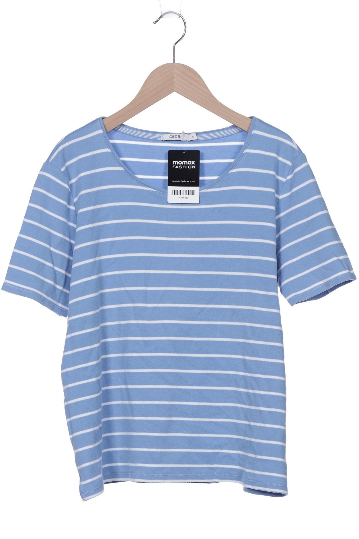 

Cecil Damen T-Shirt, blau, Gr. 42