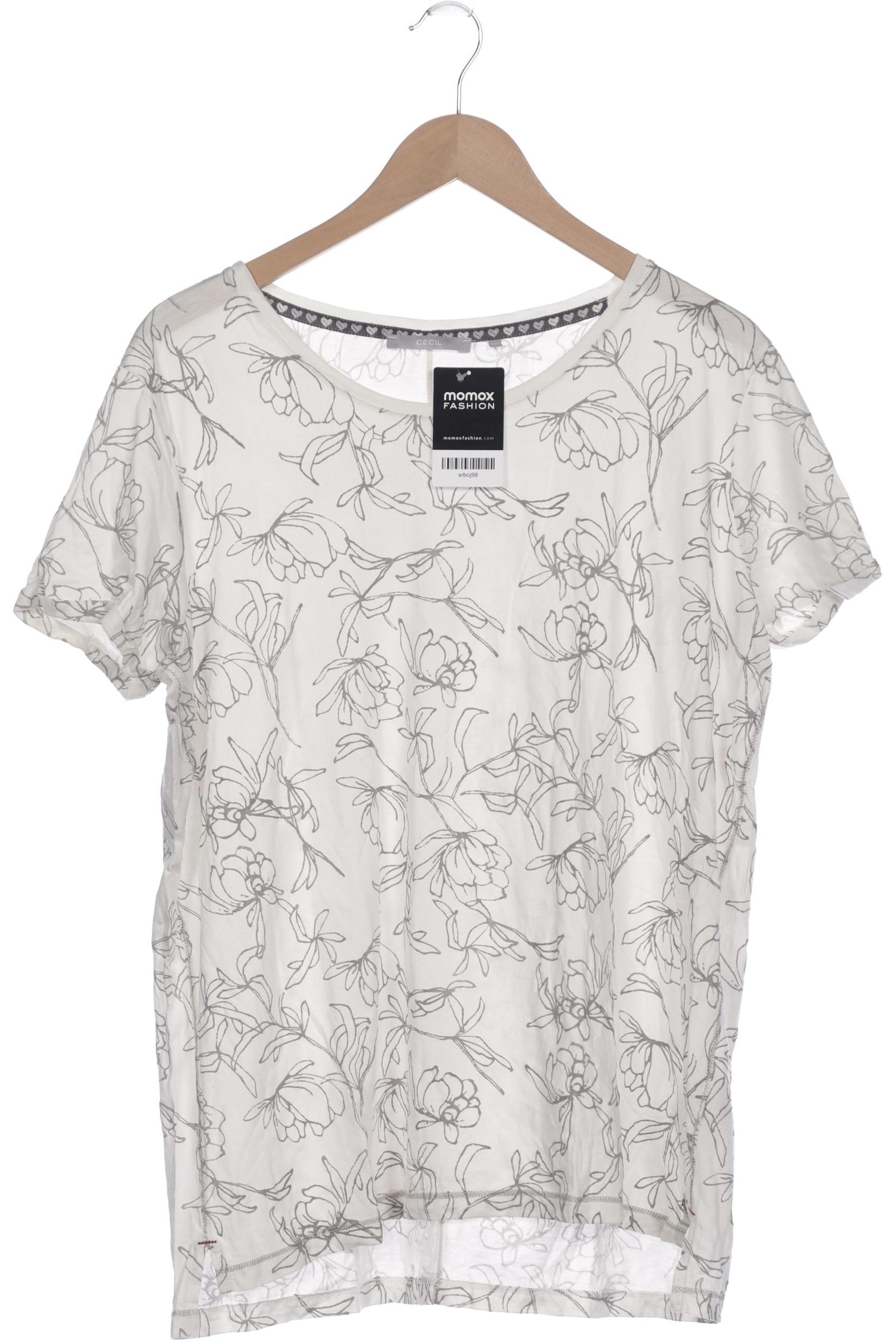 

Cecil Damen T-Shirt, cremeweiß, Gr. 46
