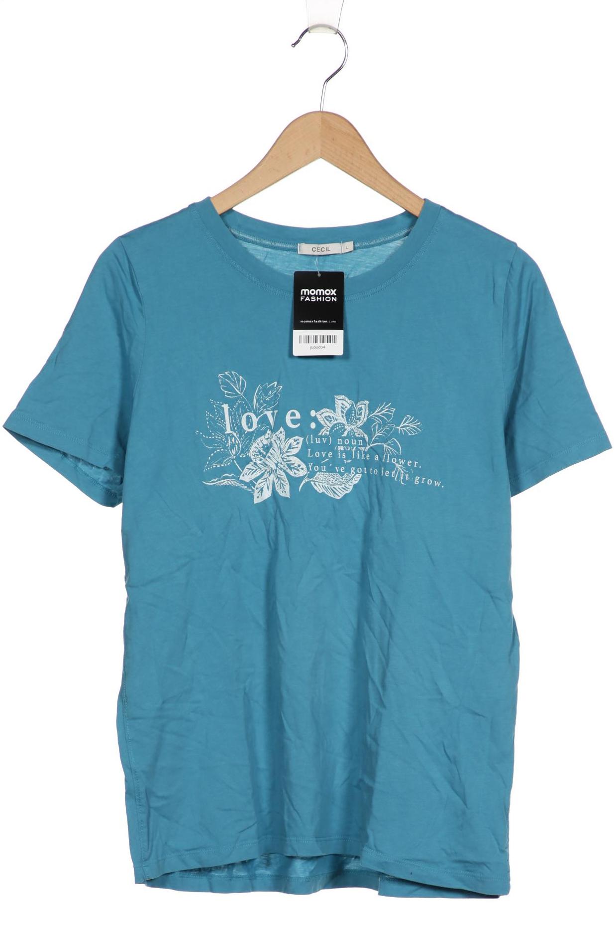 

CECIL Damen T-Shirt, blau