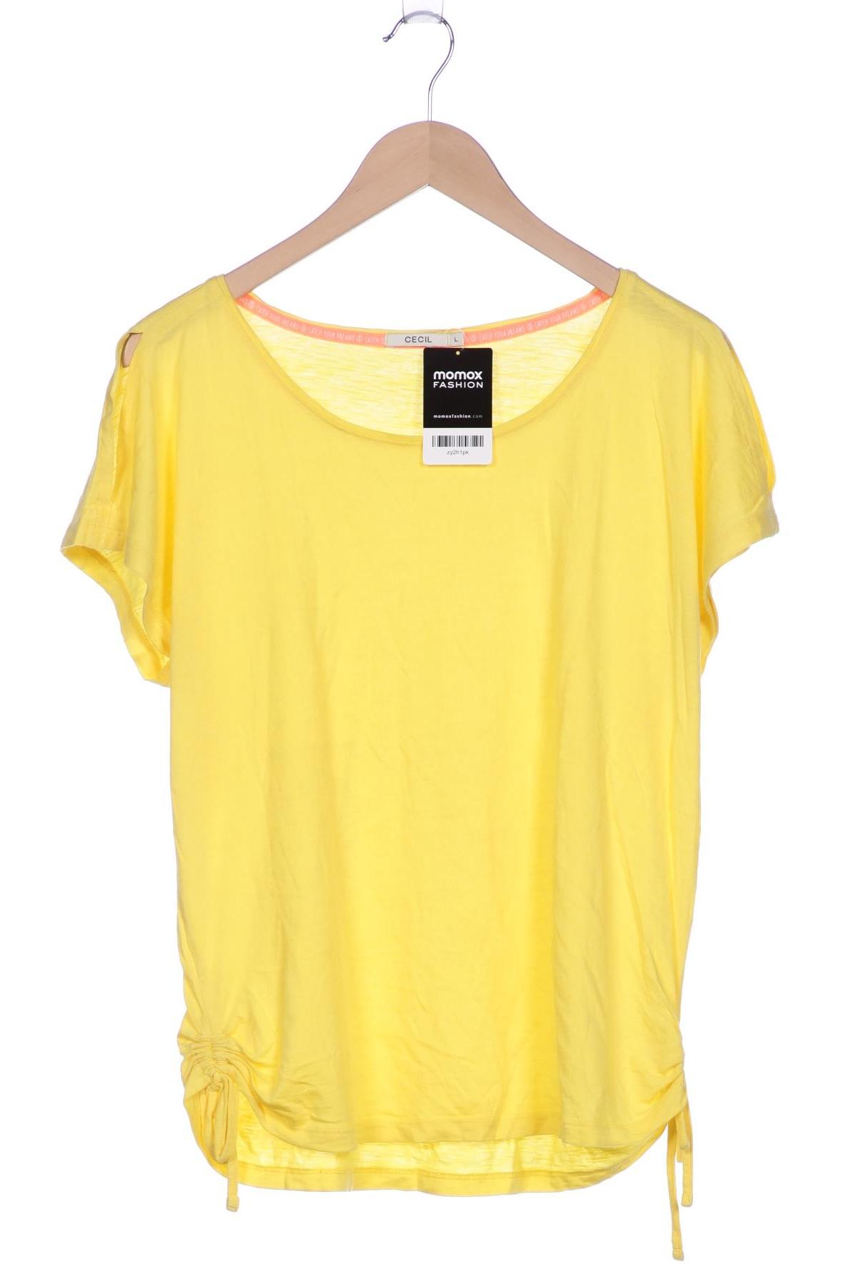 

Cecil Damen T-Shirt, gelb, Gr. 42