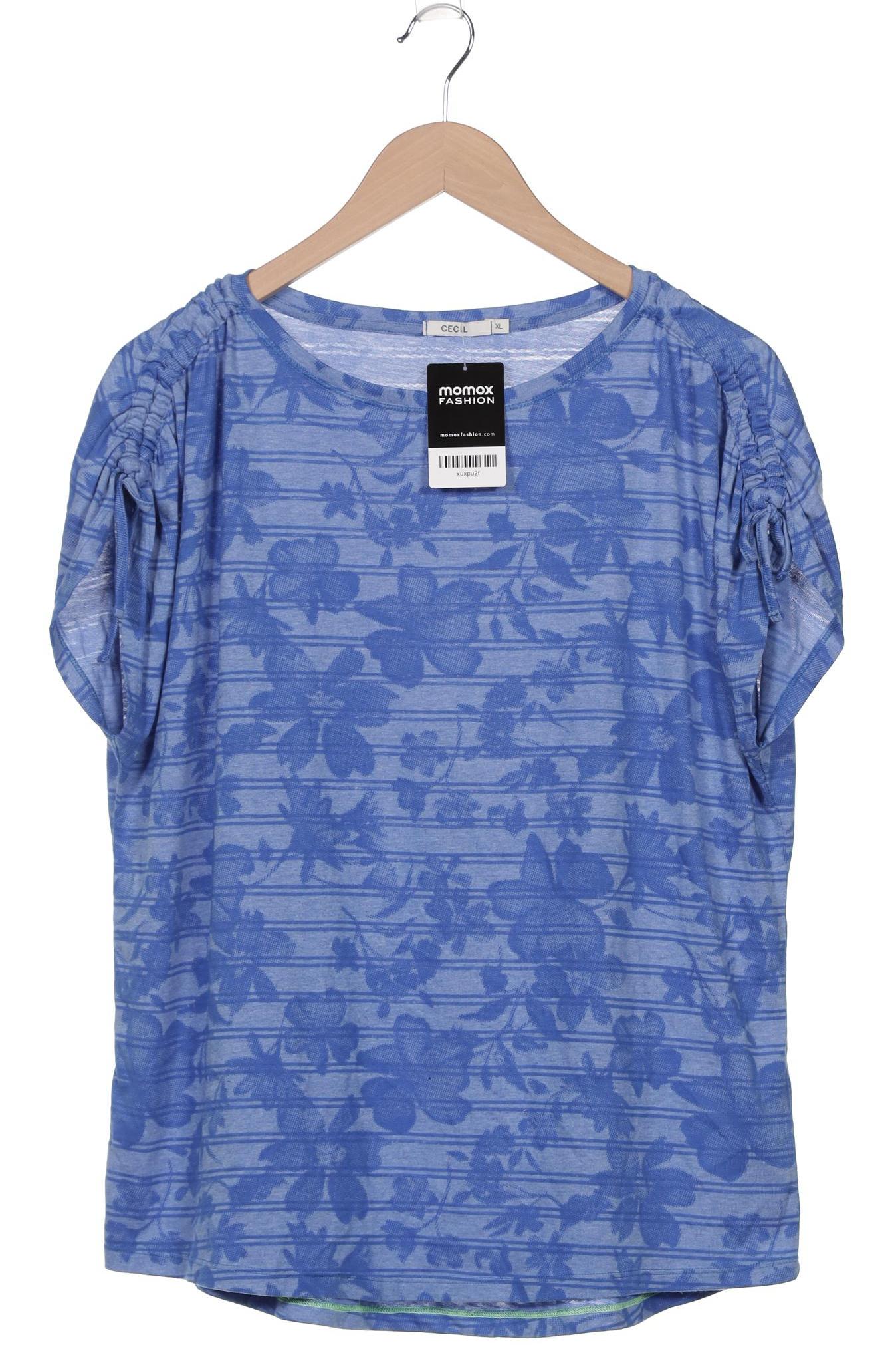 

Cecil Damen T-Shirt, blau, Gr. 44
