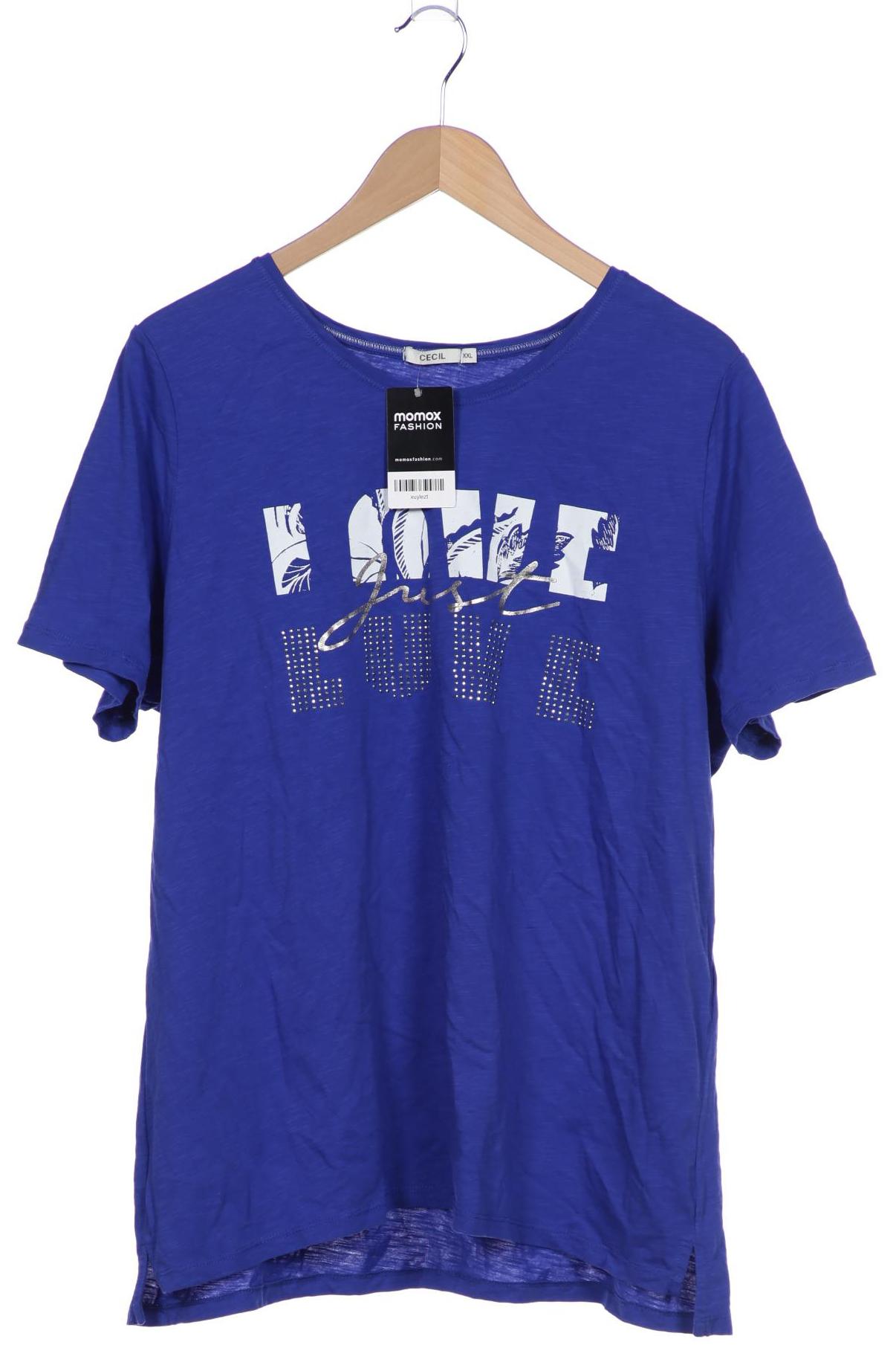 

Cecil Damen T-Shirt, marineblau, Gr. 46