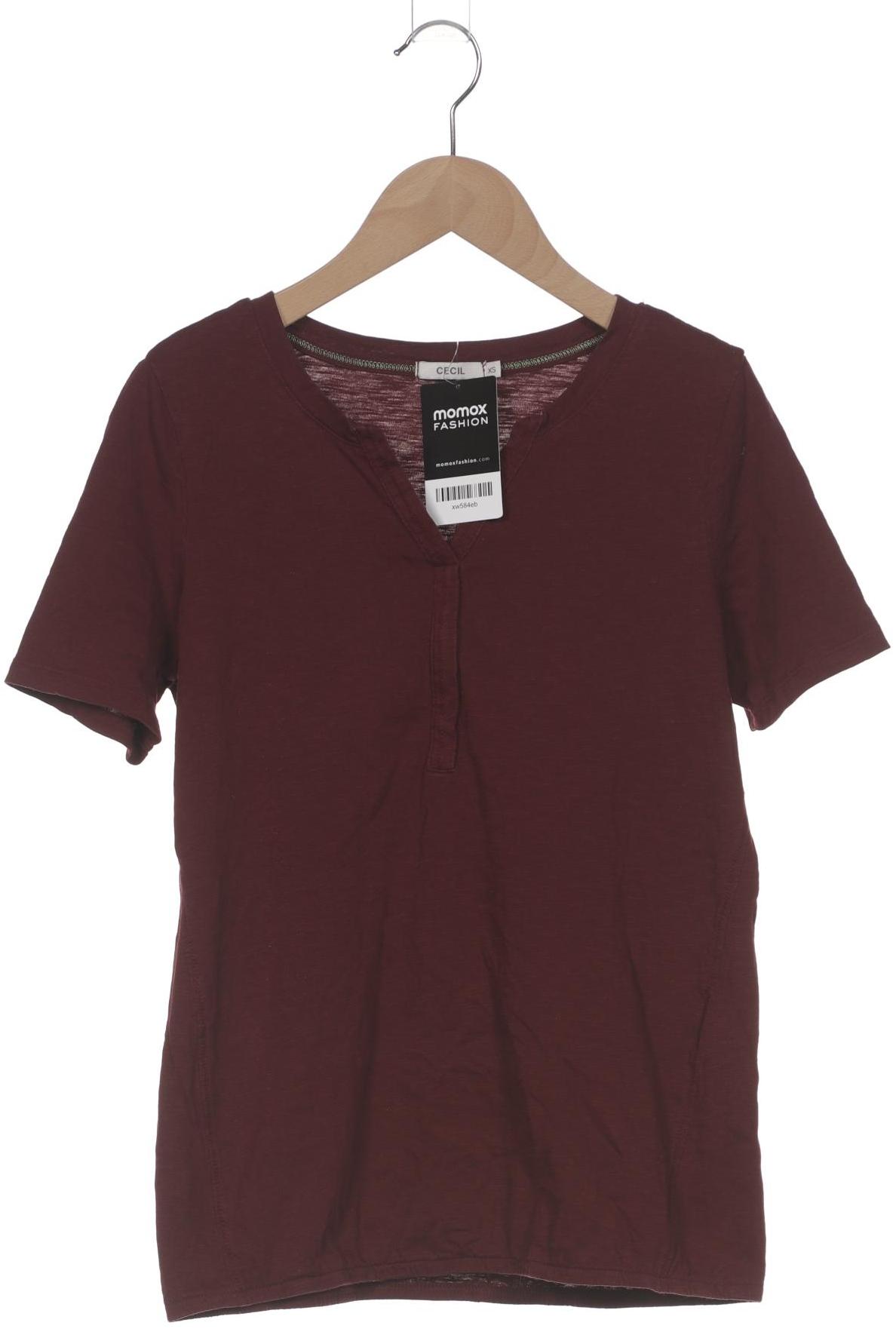 

Cecil Damen T-Shirt, bordeaux, Gr. 34