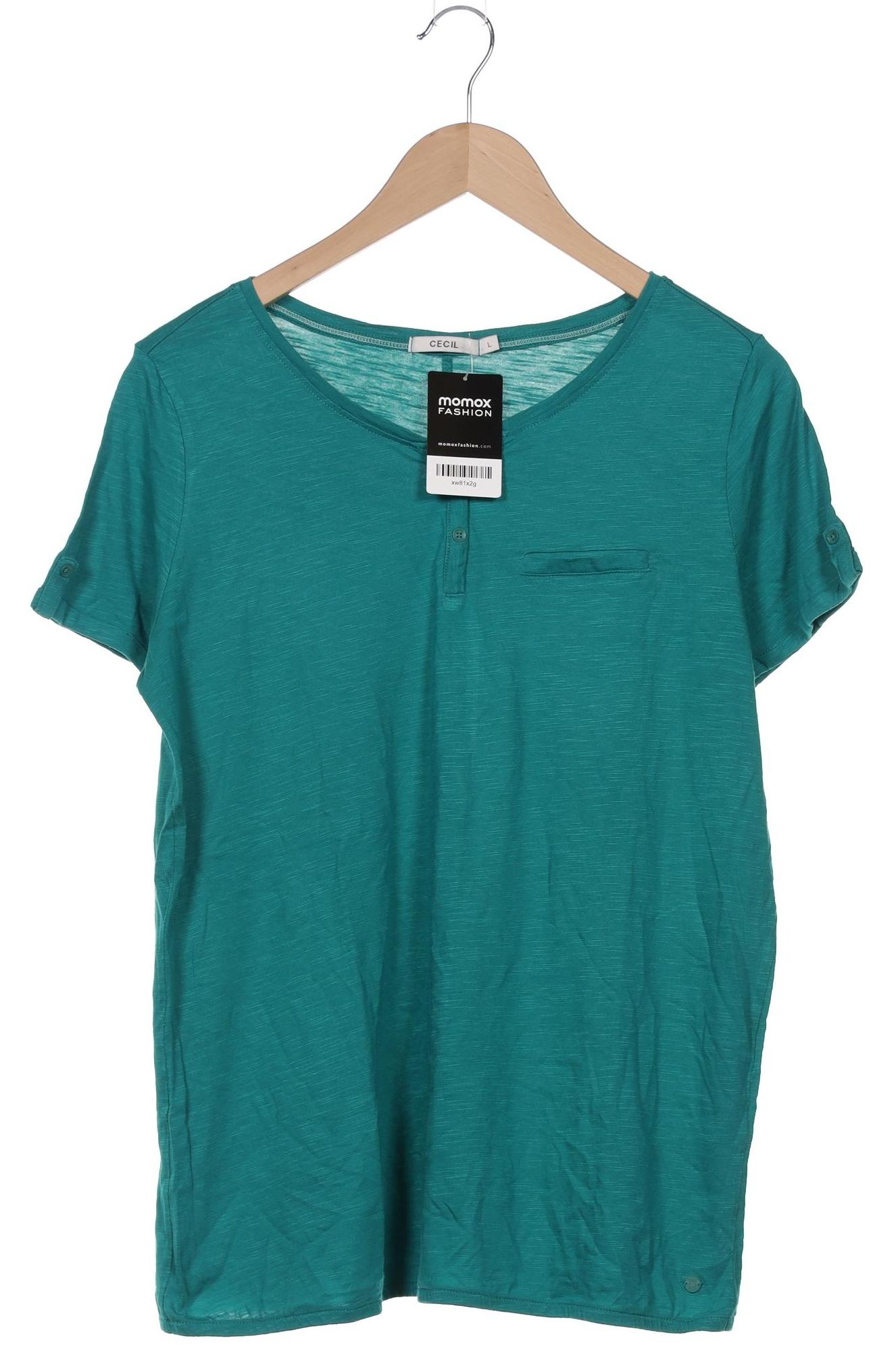 

Cecil Damen T-Shirt, türkis, Gr. 42