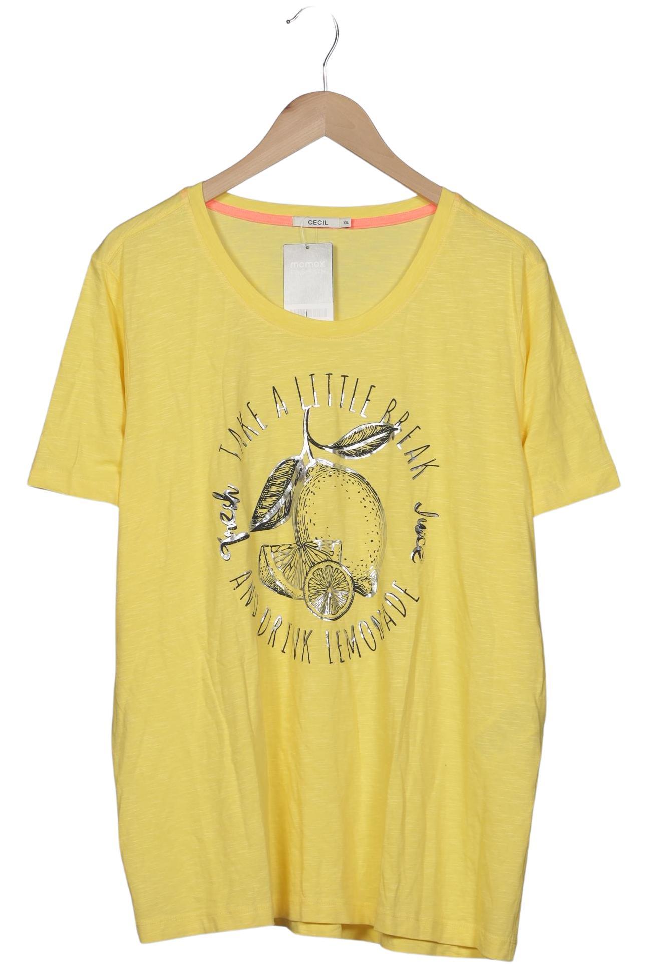 

Cecil Damen T-Shirt, gelb, Gr. 46