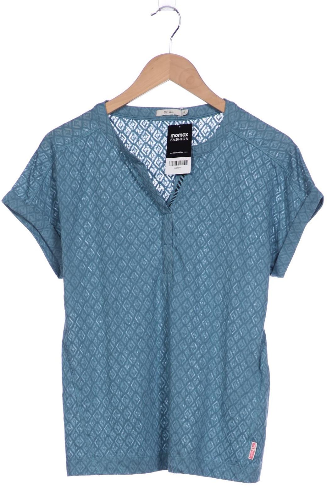 

Cecil Damen T-Shirt, blau, Gr. 36