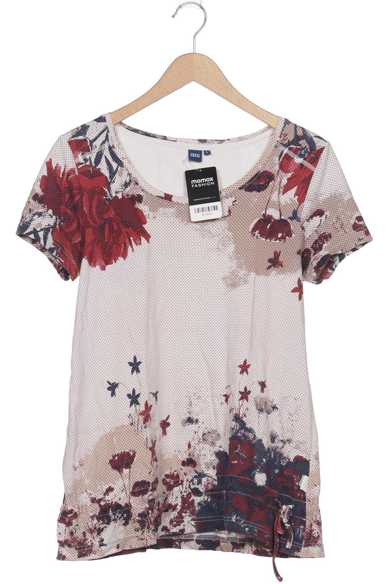 

Cecil Damen T-Shirt, mehrfarbig, Gr. 42