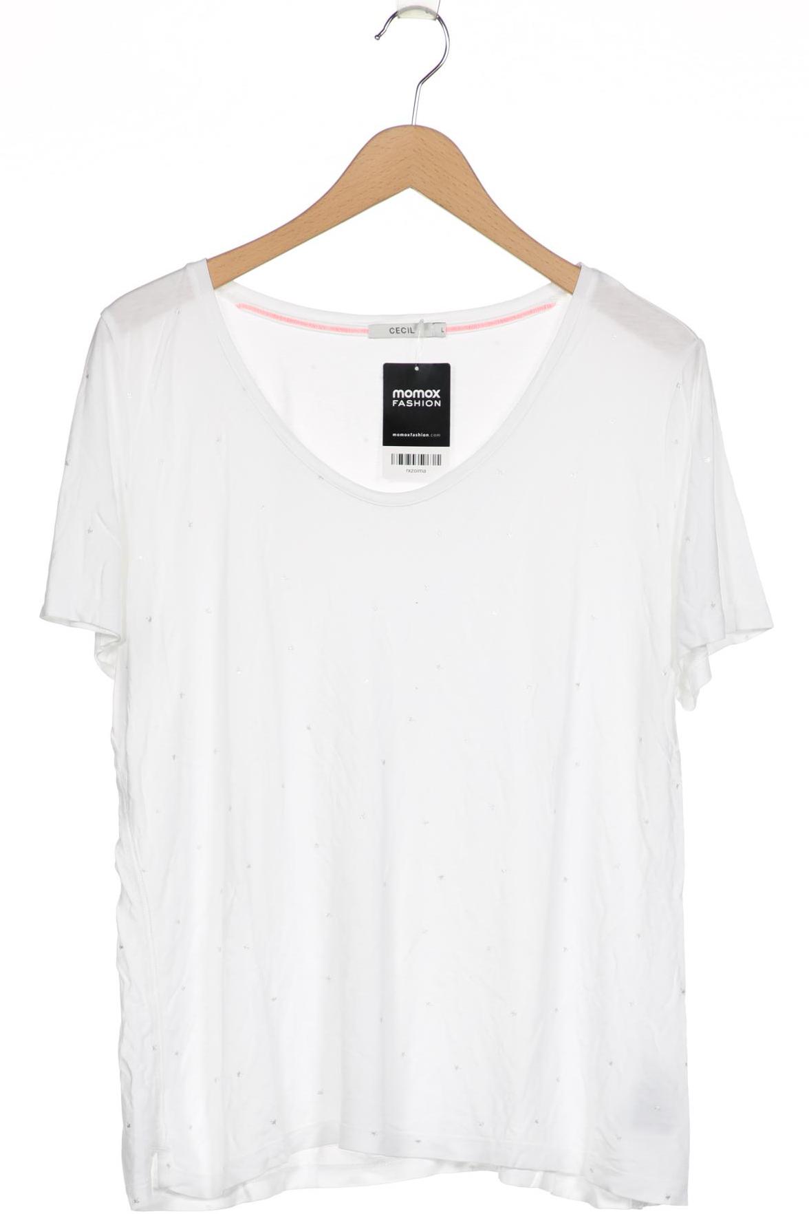 

CECIL Damen T-Shirt, weiß